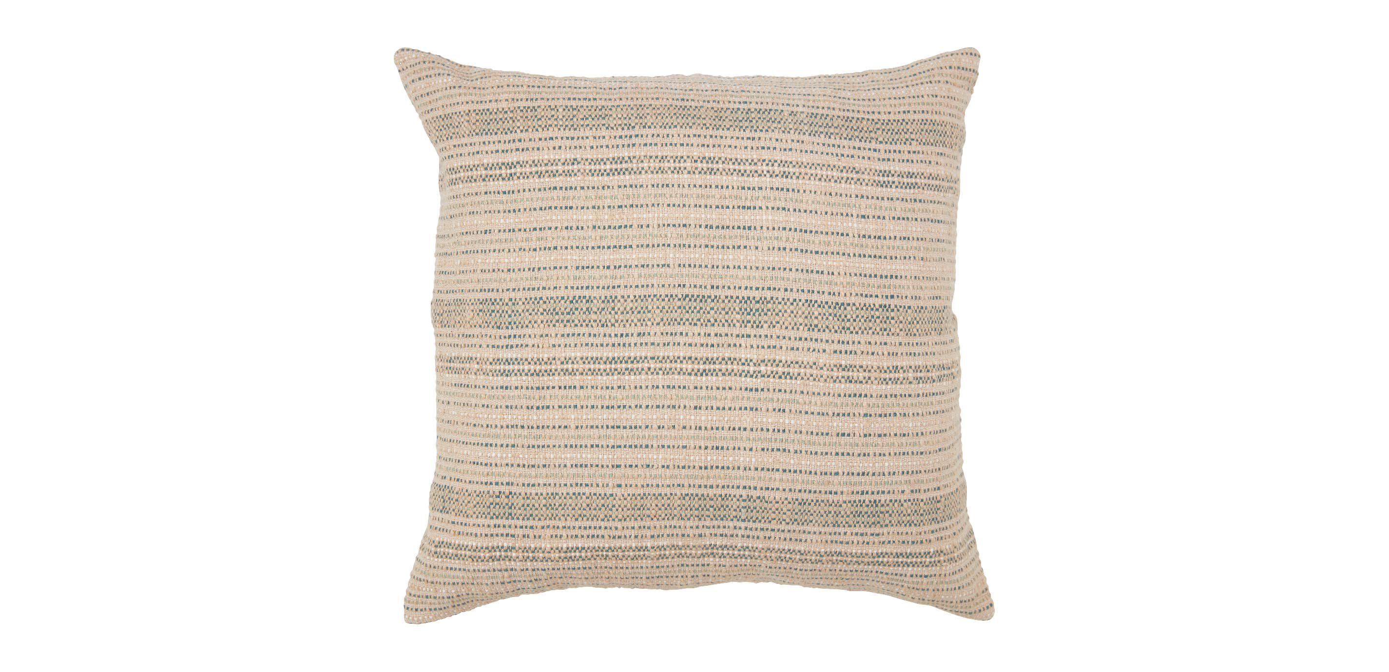 Green Metallic Dash Pillow