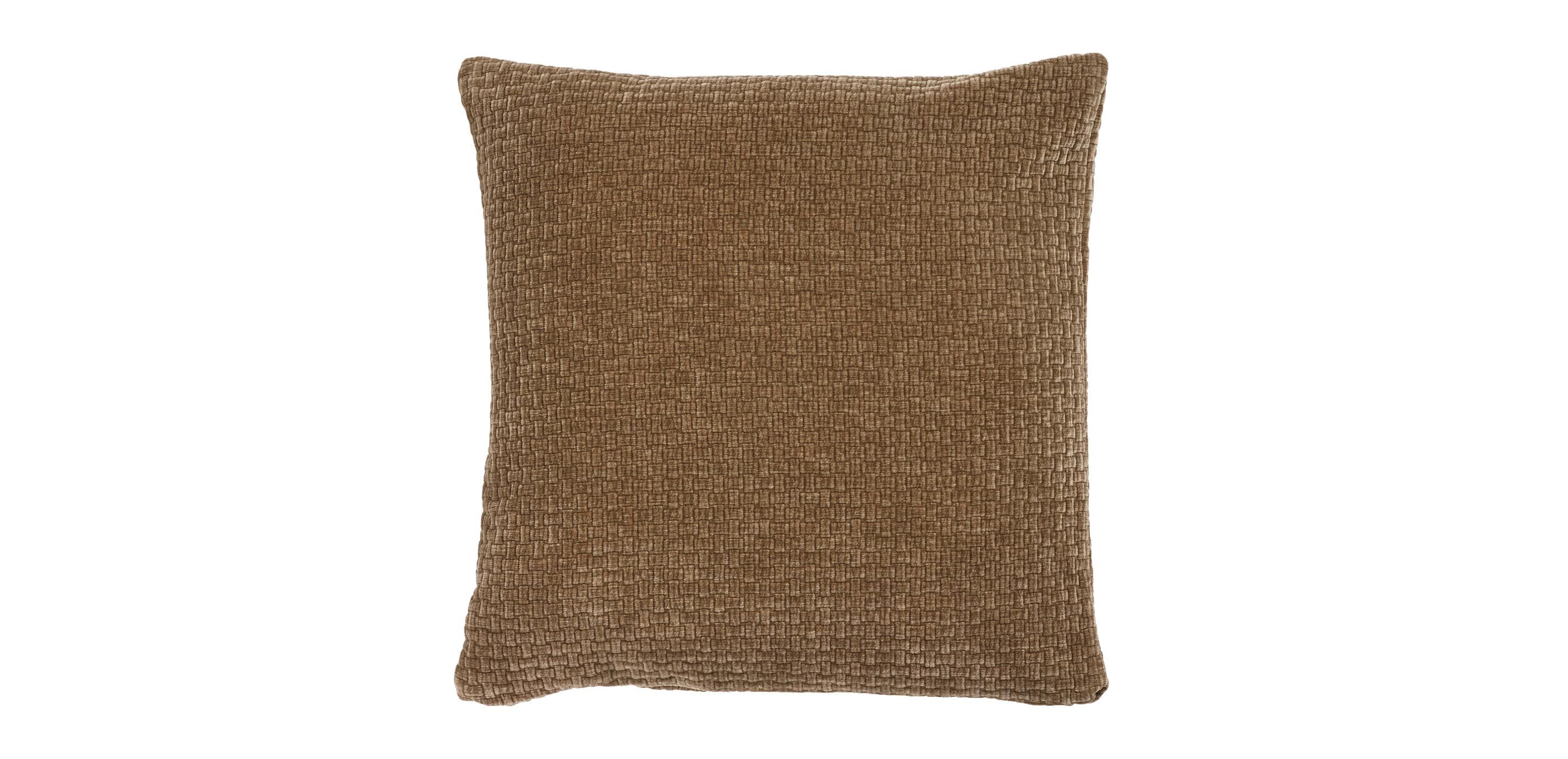 Basketweave Velvet Pillow