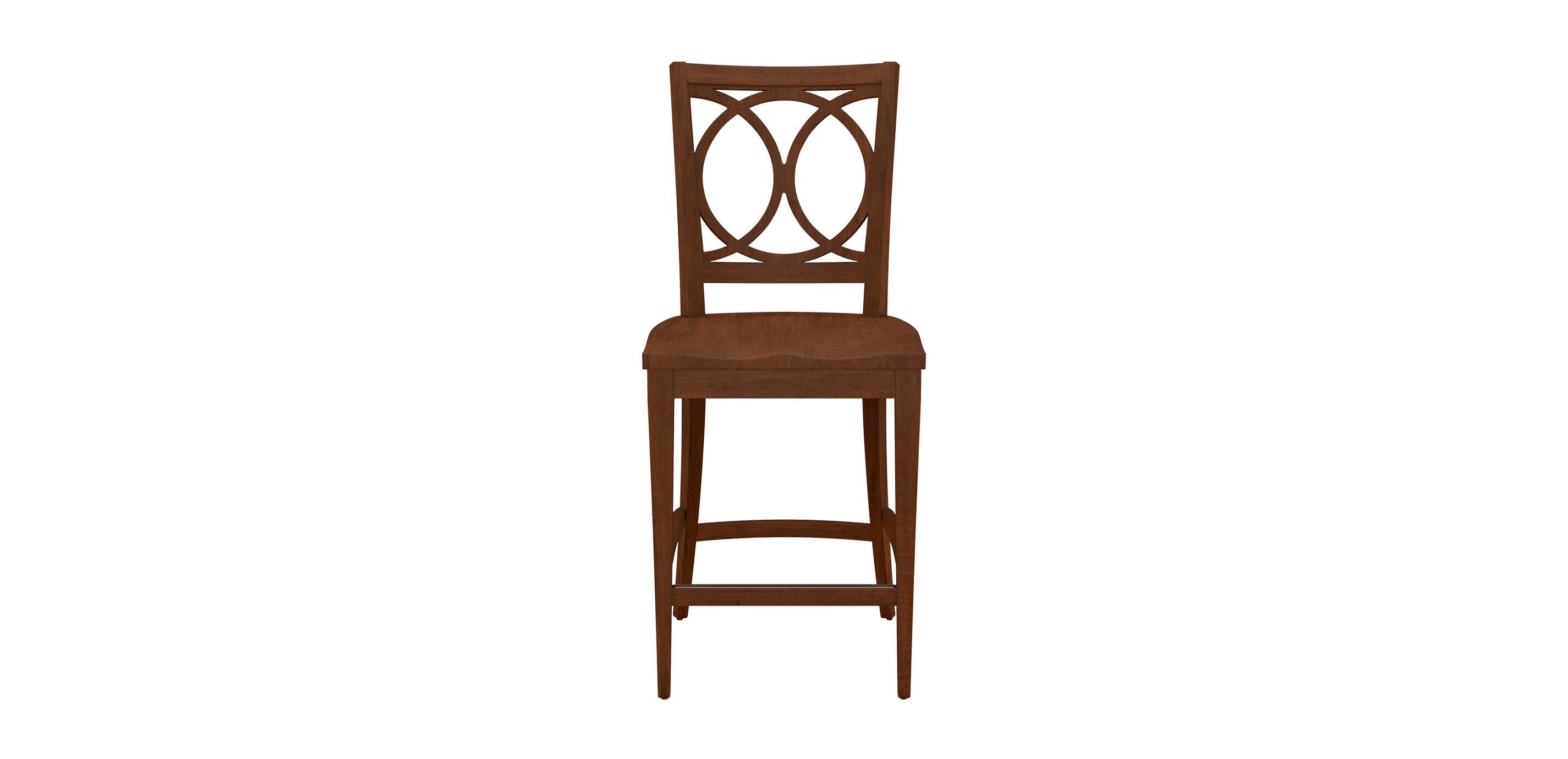 Cyra Counter Stool, Wood Seat
