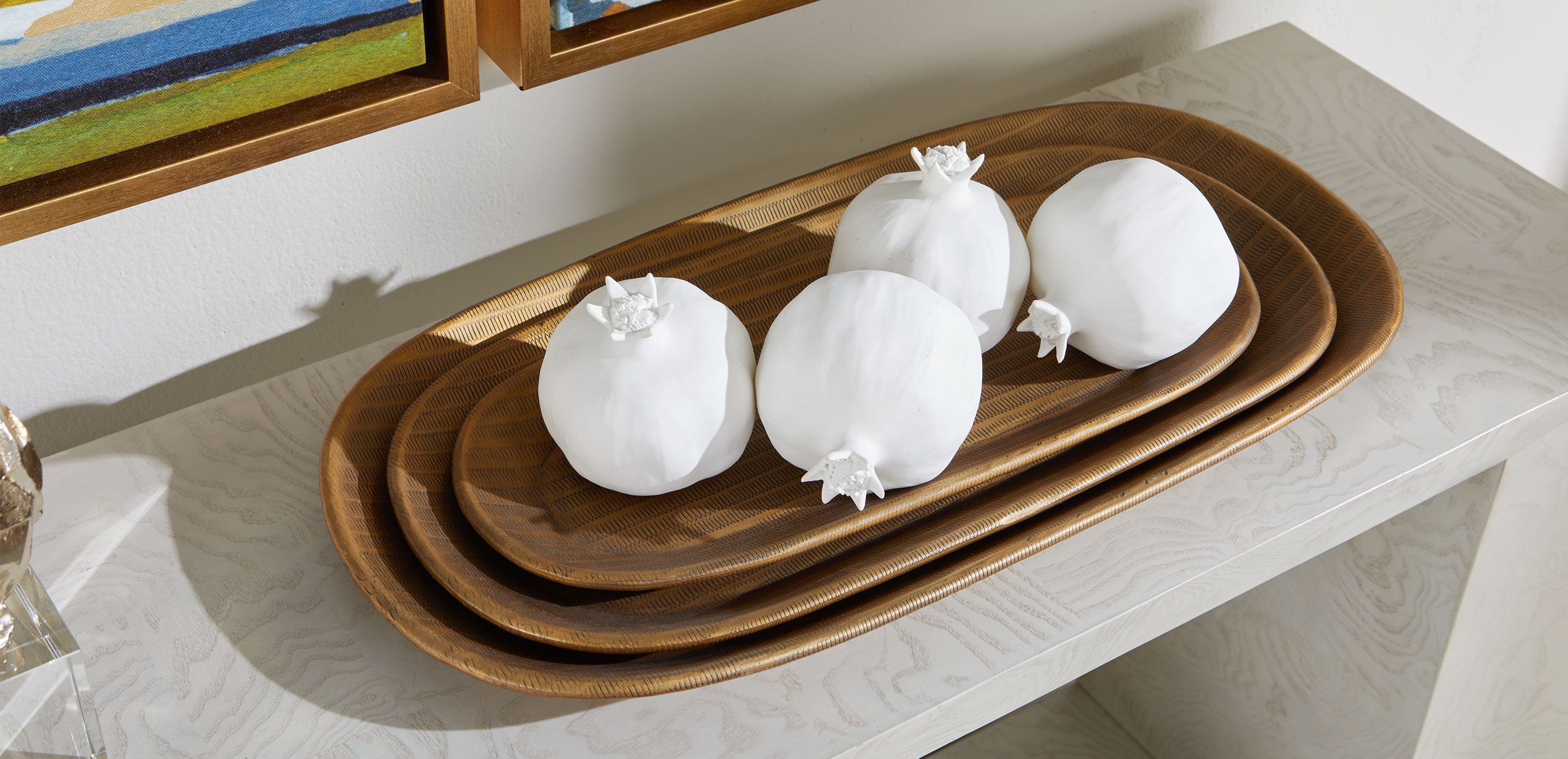 Matte White Pomegranate Sculpture_4