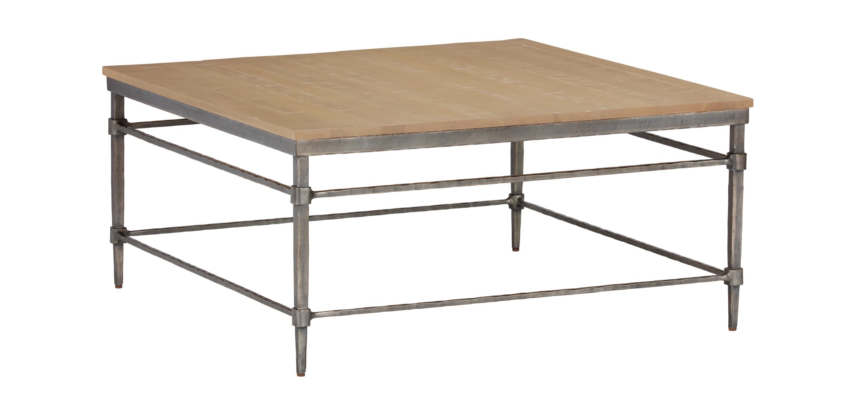 Vida Square Wood-Top Coffee Table_1