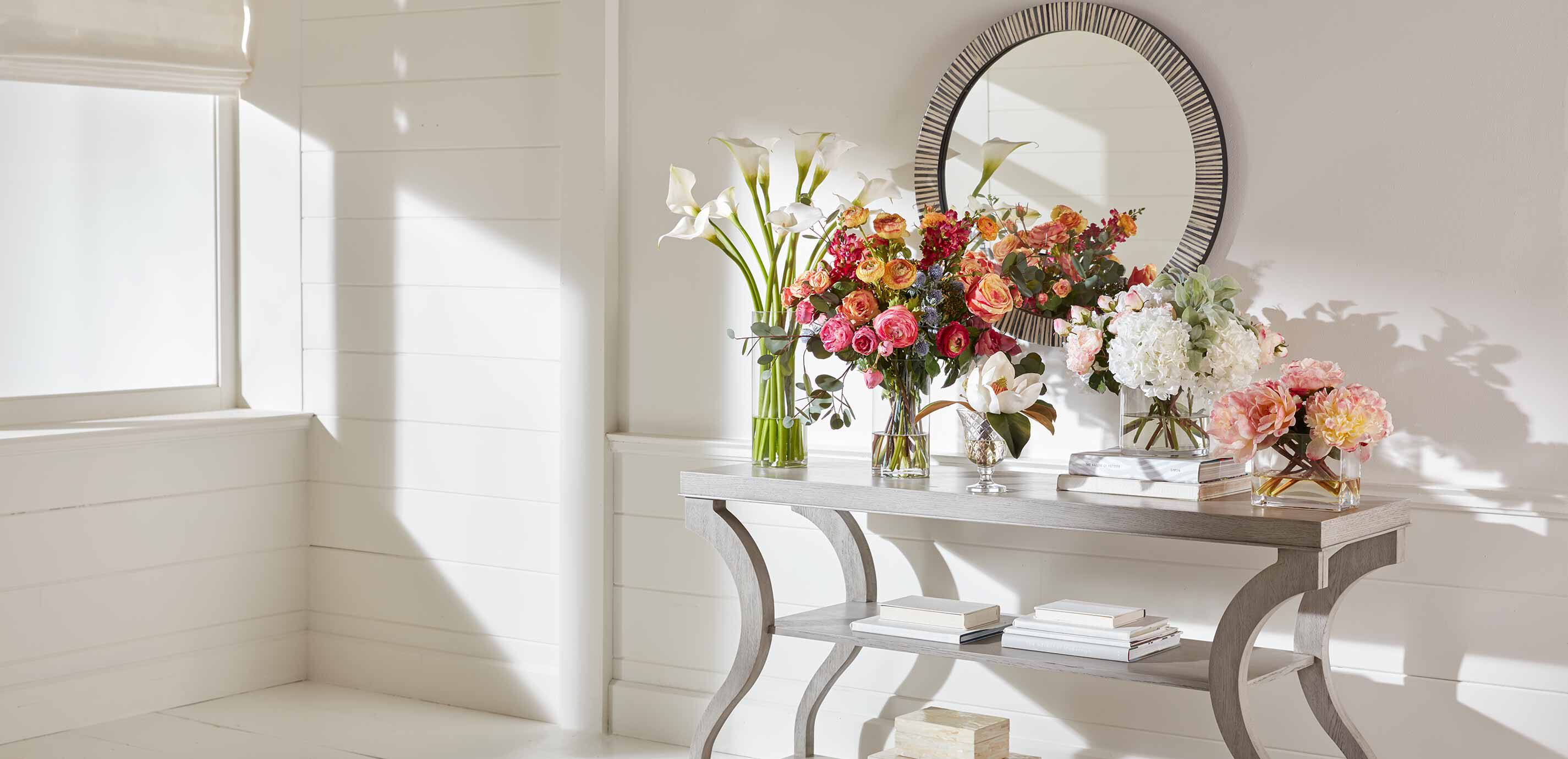 Roses & Hydrangea Branch in Vase_6