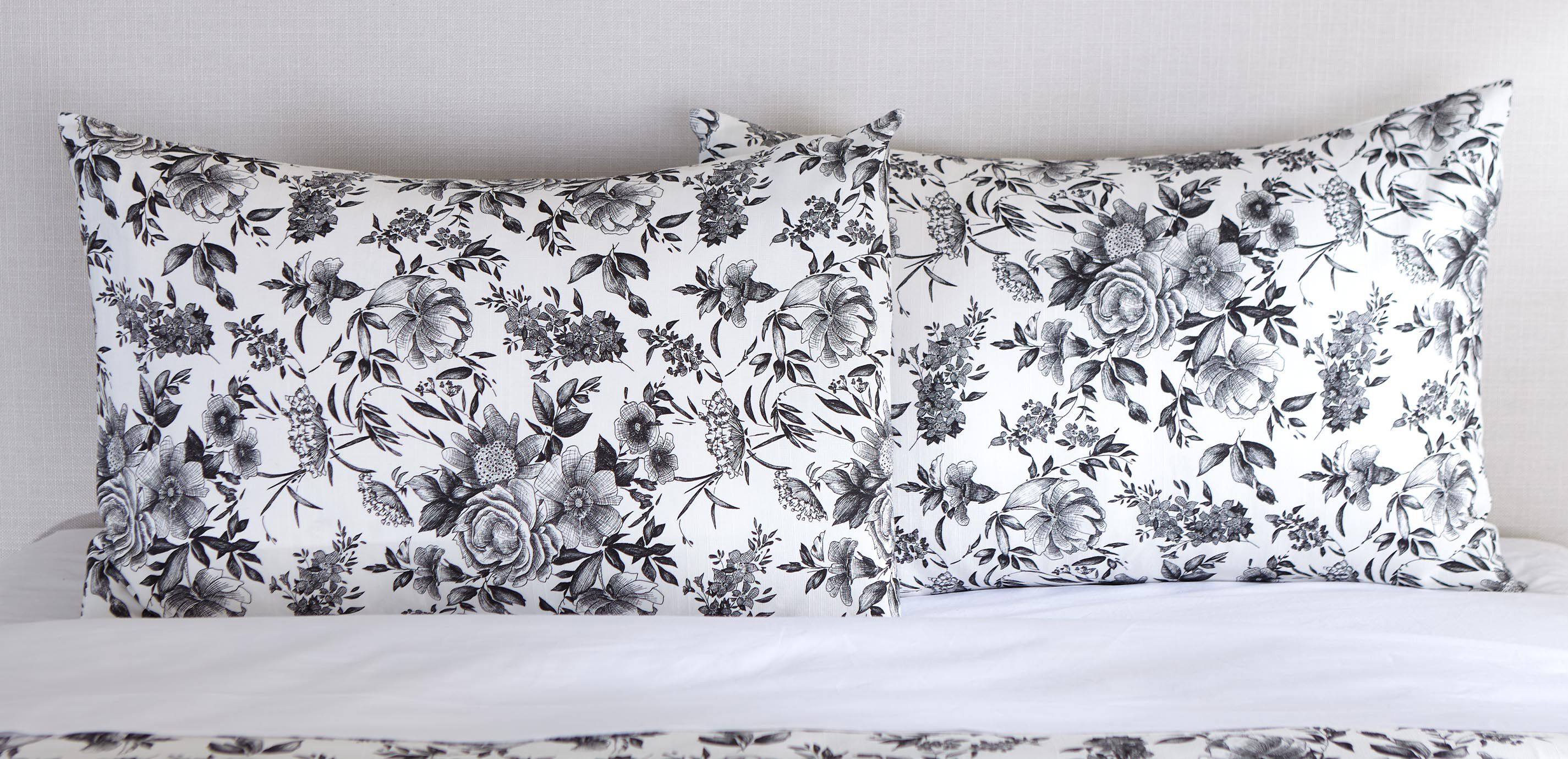 Black & White Printed Duvet Cover Set_2