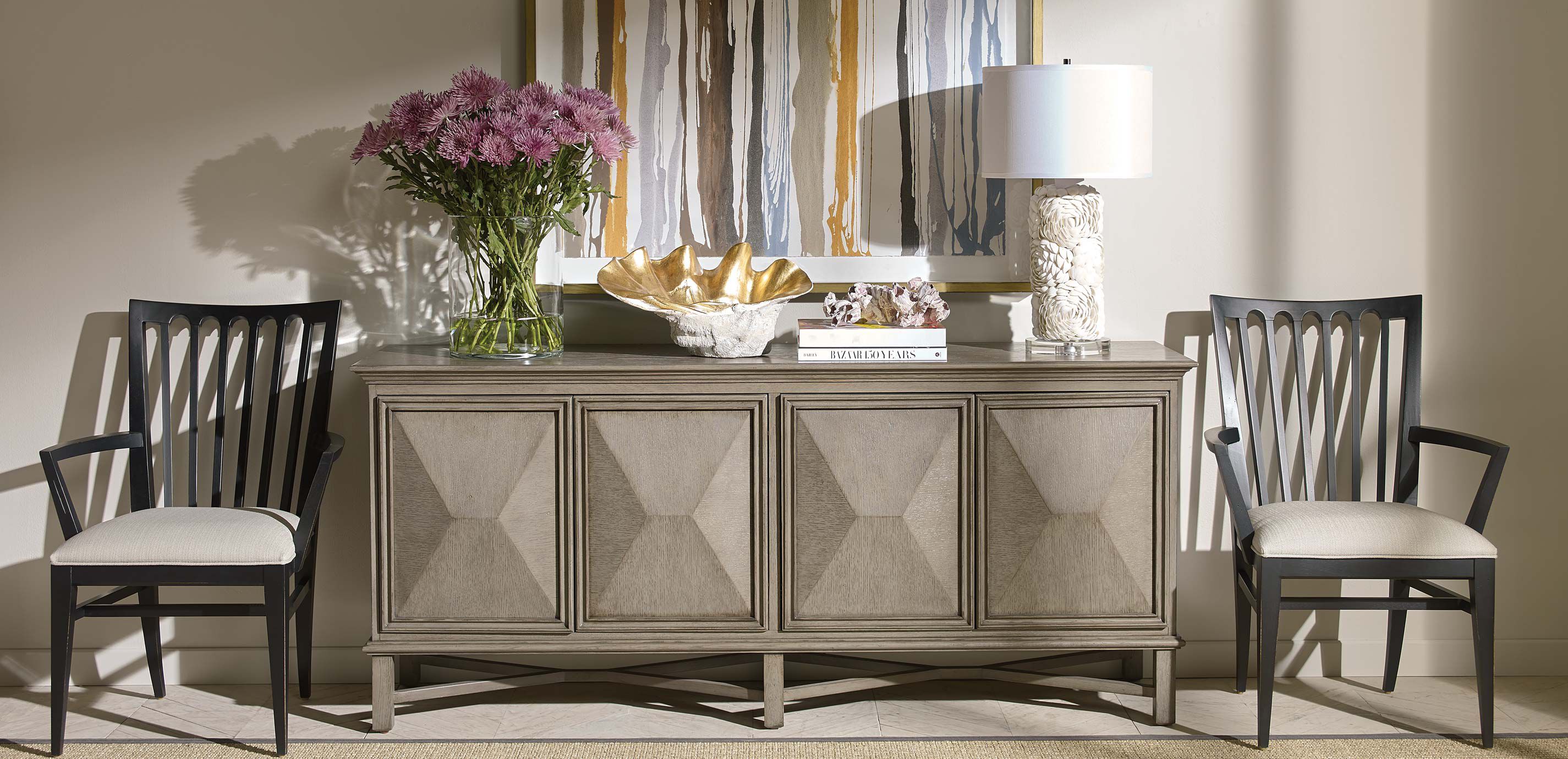 Large Gold Leafed Clam Shell_5