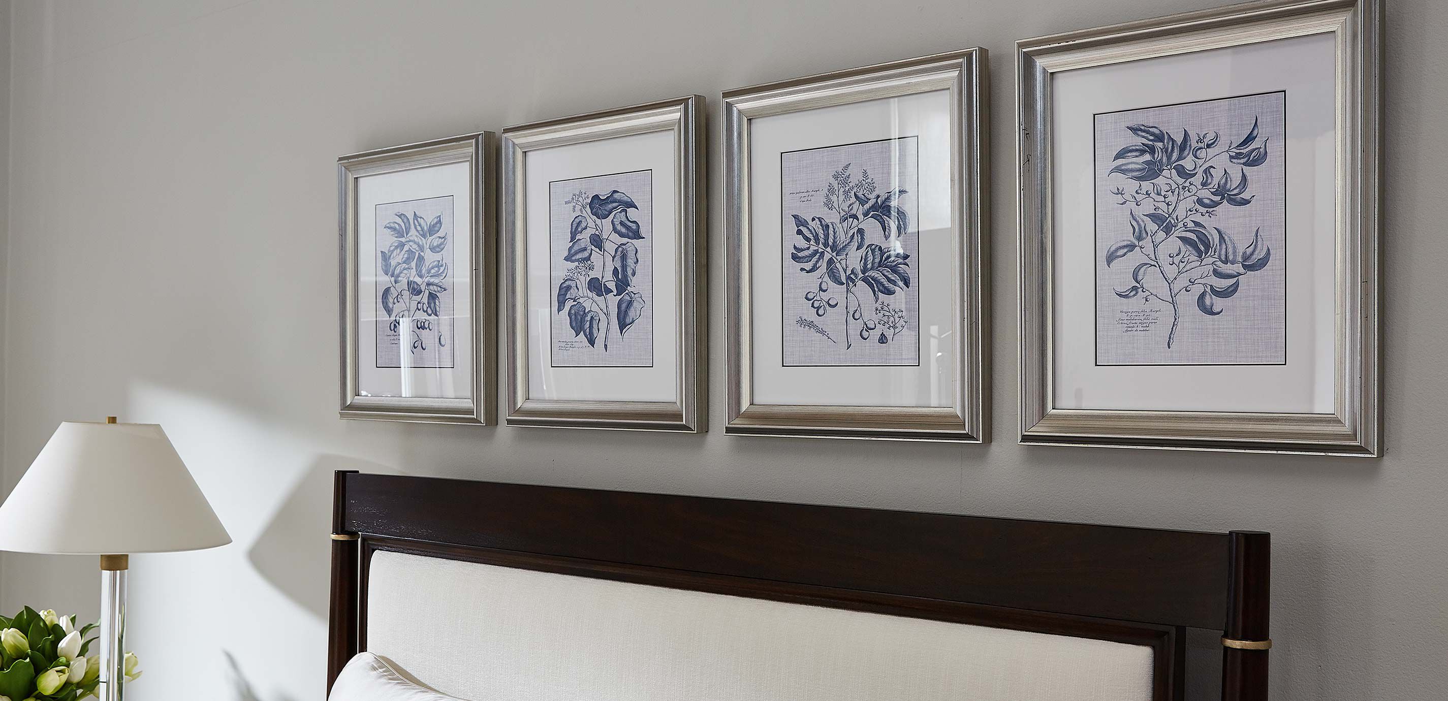 Navy and Linen Botanical VI_4