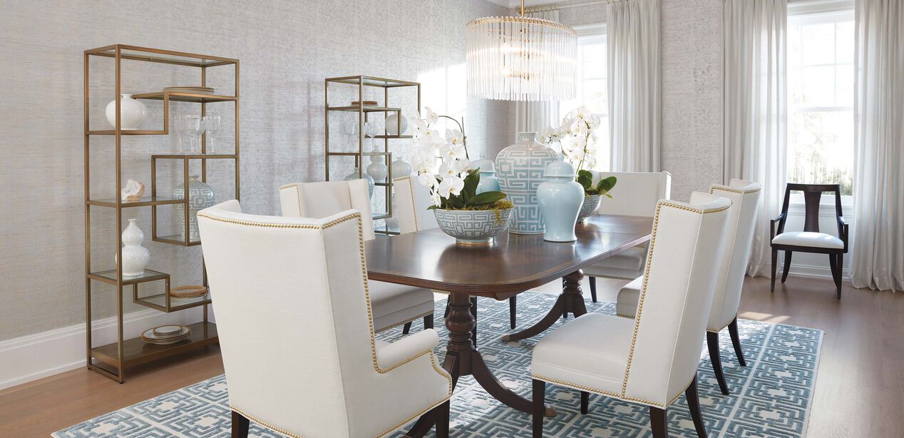 Yves Host Chairs Upholstered Ethan Allen Dining Room Host Chairs