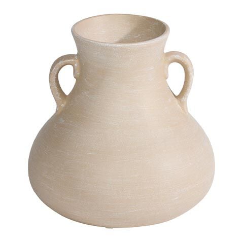 Washed Ceramic Vase, Small image 432509C  NAT