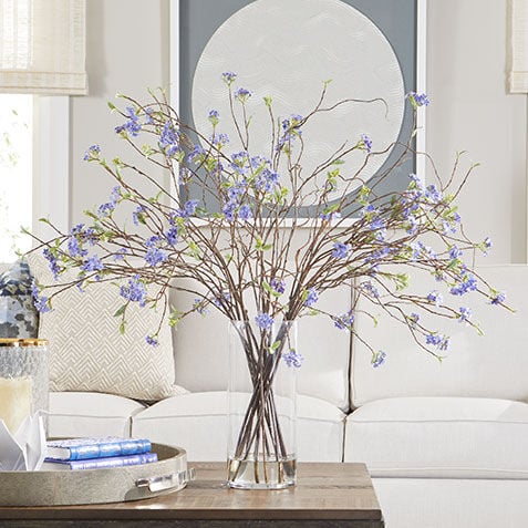 Spirea Branch Arrangement in Tall Vase Product Tile Hover Image 443786MST