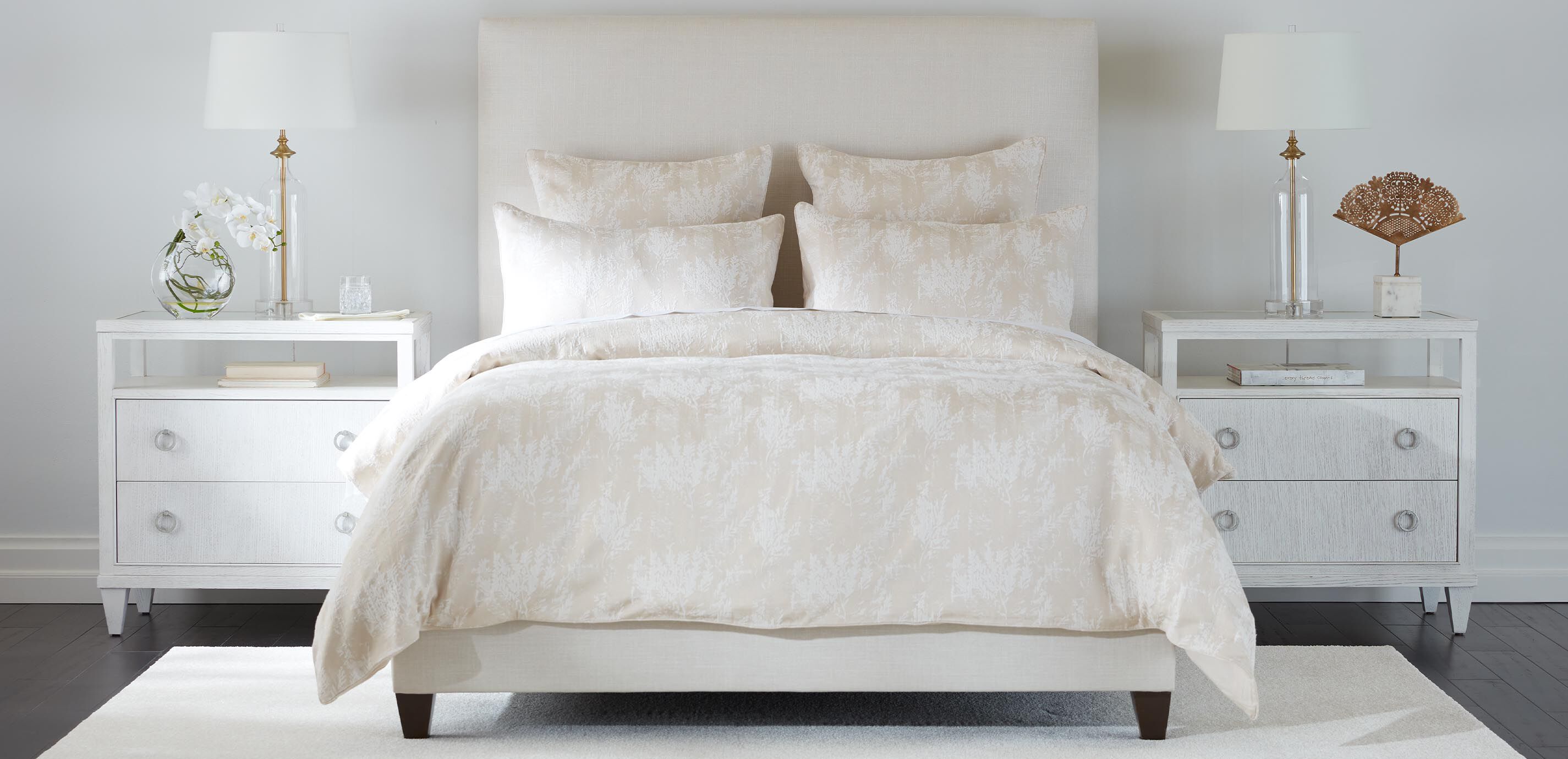 Woven Abstract Jacquard Duvet Cover and Shams Set