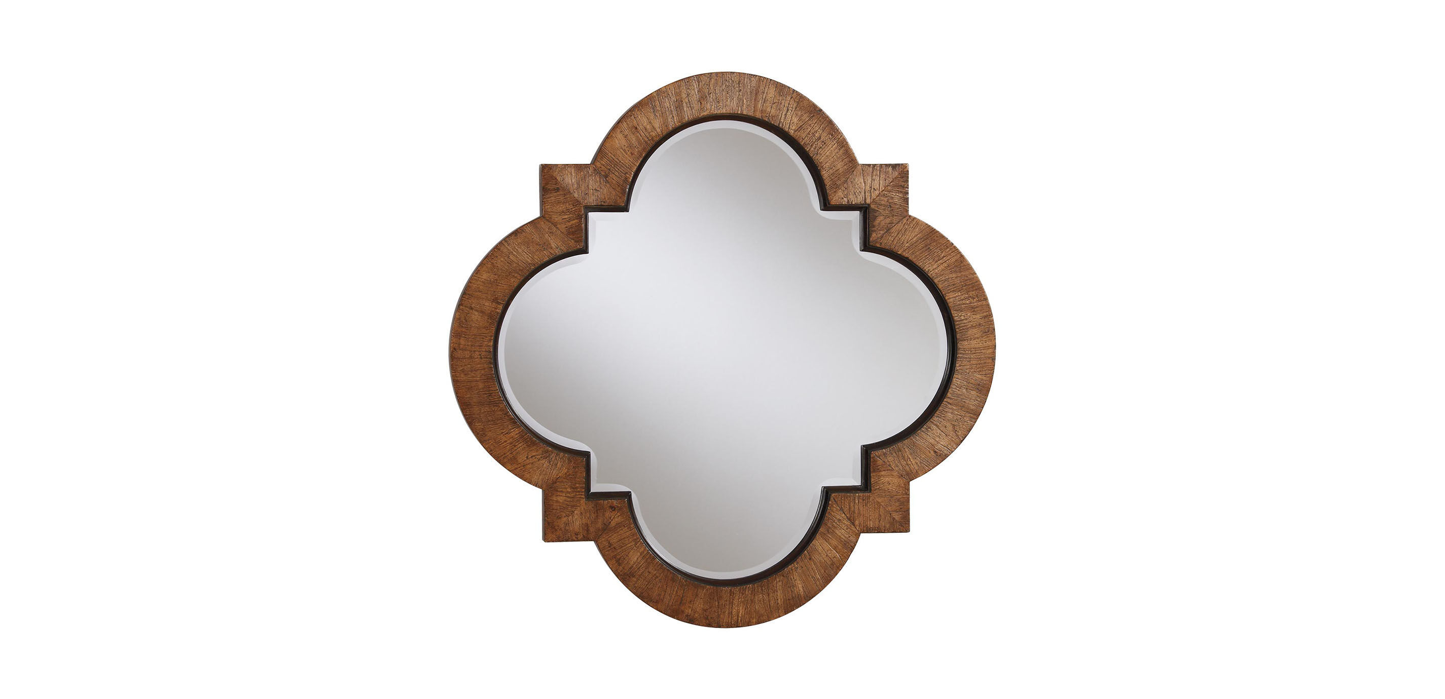 Light Quatrefoil Mirror