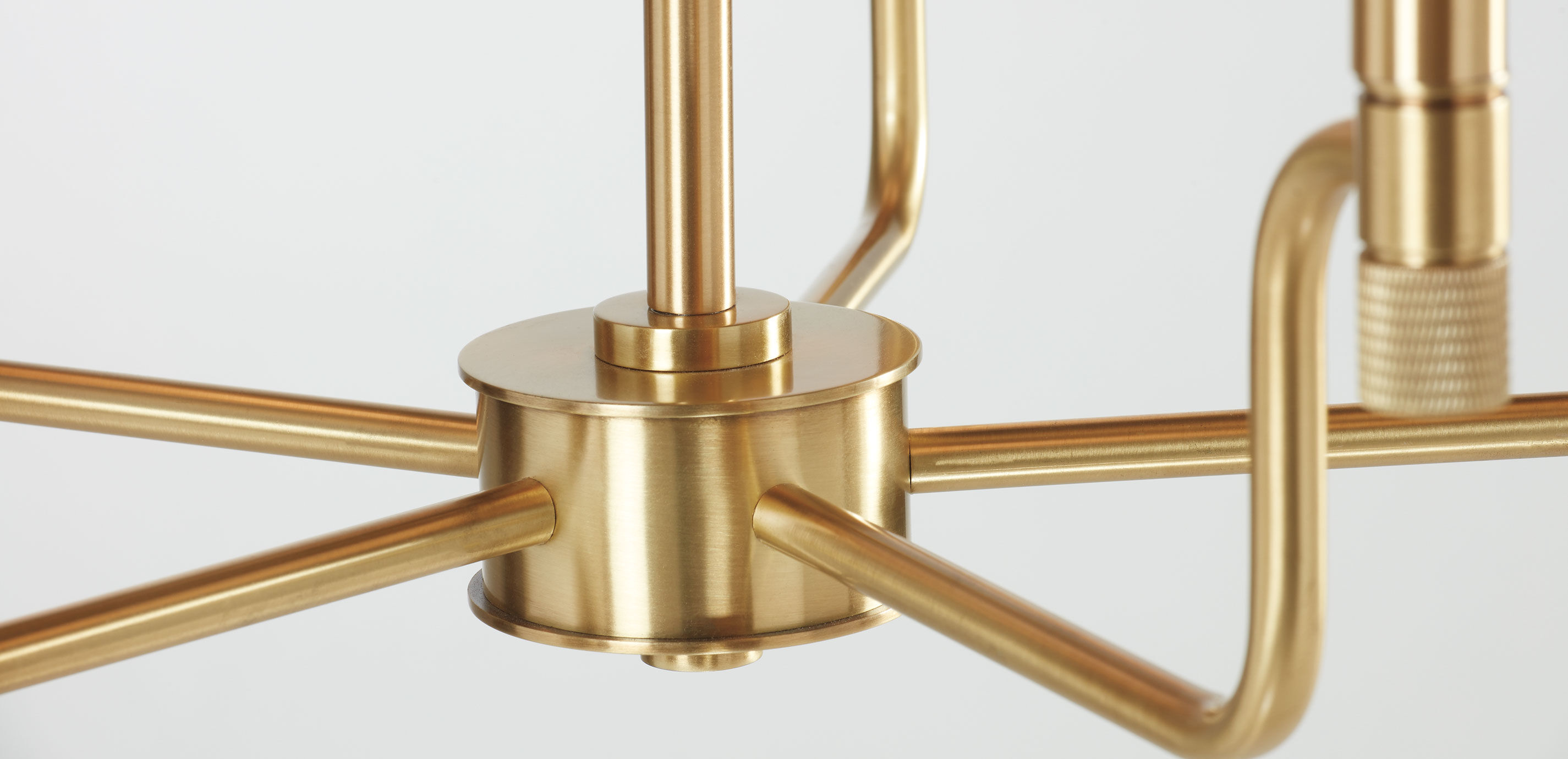 Turnbull Small Chandelier, Polished Brass_5