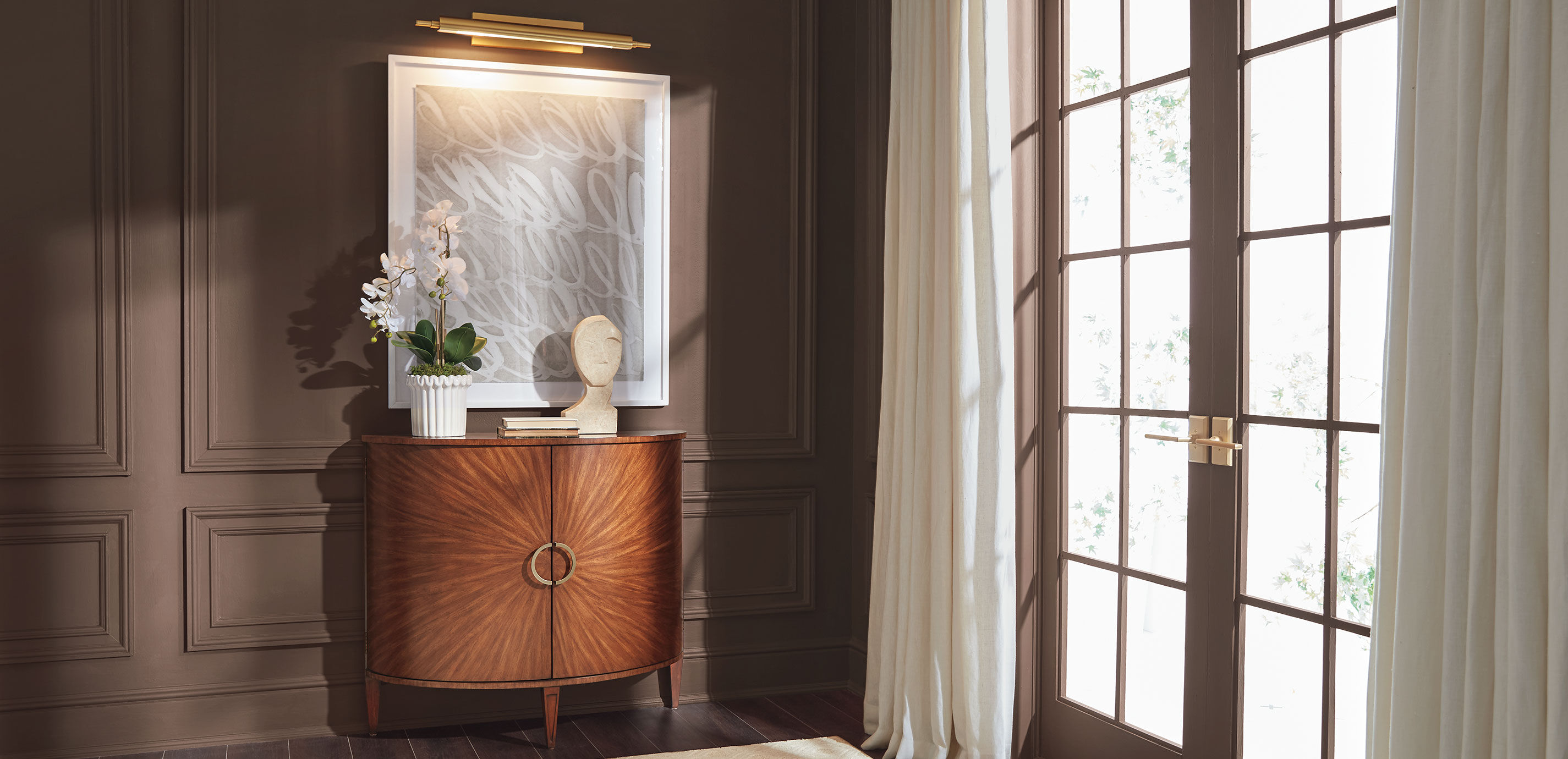 Hauxley Picture Light, Hardwire/Plug-In 