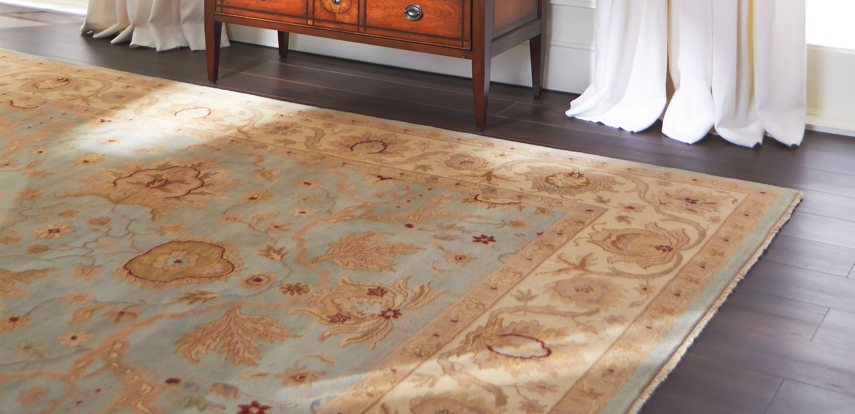 Isfahan Rug, Light Blue/Ivory_2