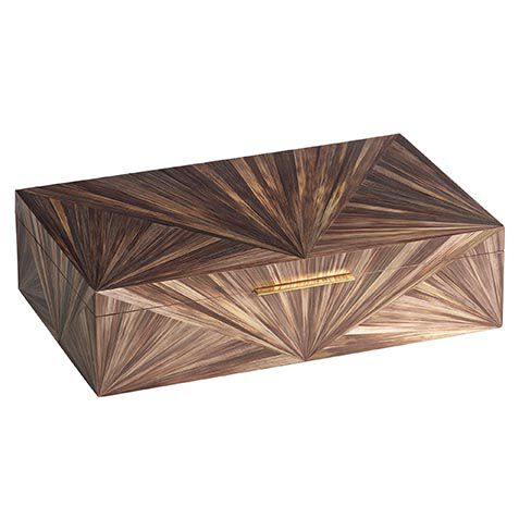 Brown Marquetry Box image