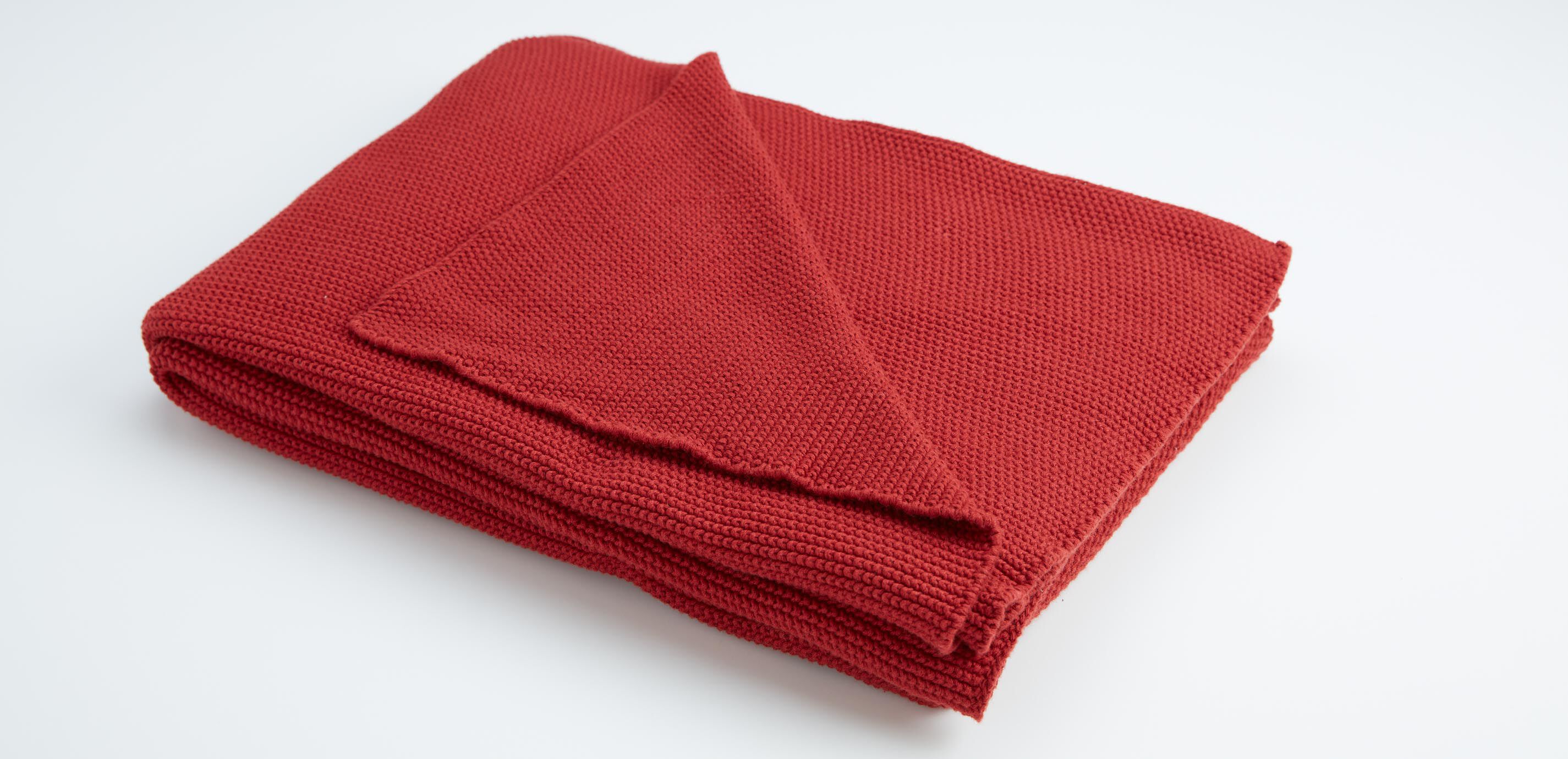 Mini Moss-Stitch Crochet Throw_1