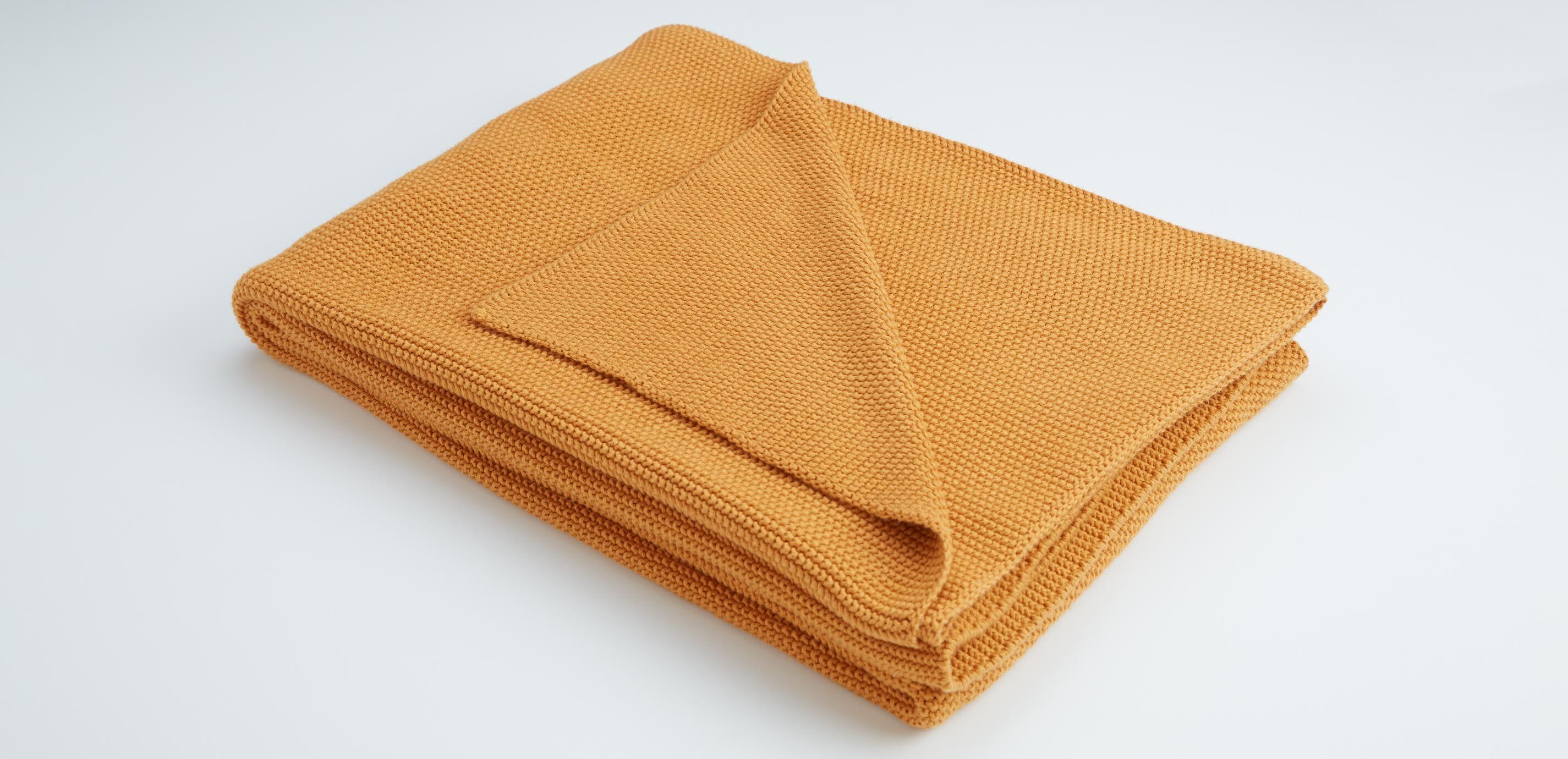 Mini Moss-Stitch Crochet Throw_1