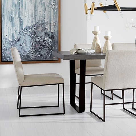 Jewel Metal Base Dining Chair Product Tile Hover Image 132514