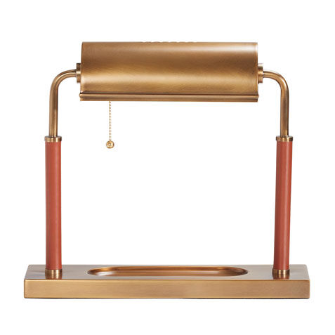 Wesley Brass Banker's Lamp image