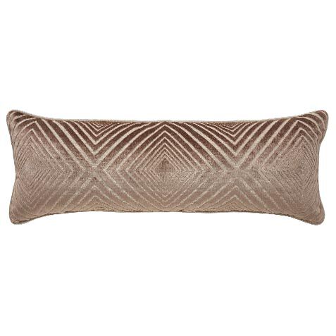 Antico Cut Velvet Bolster Pillow image