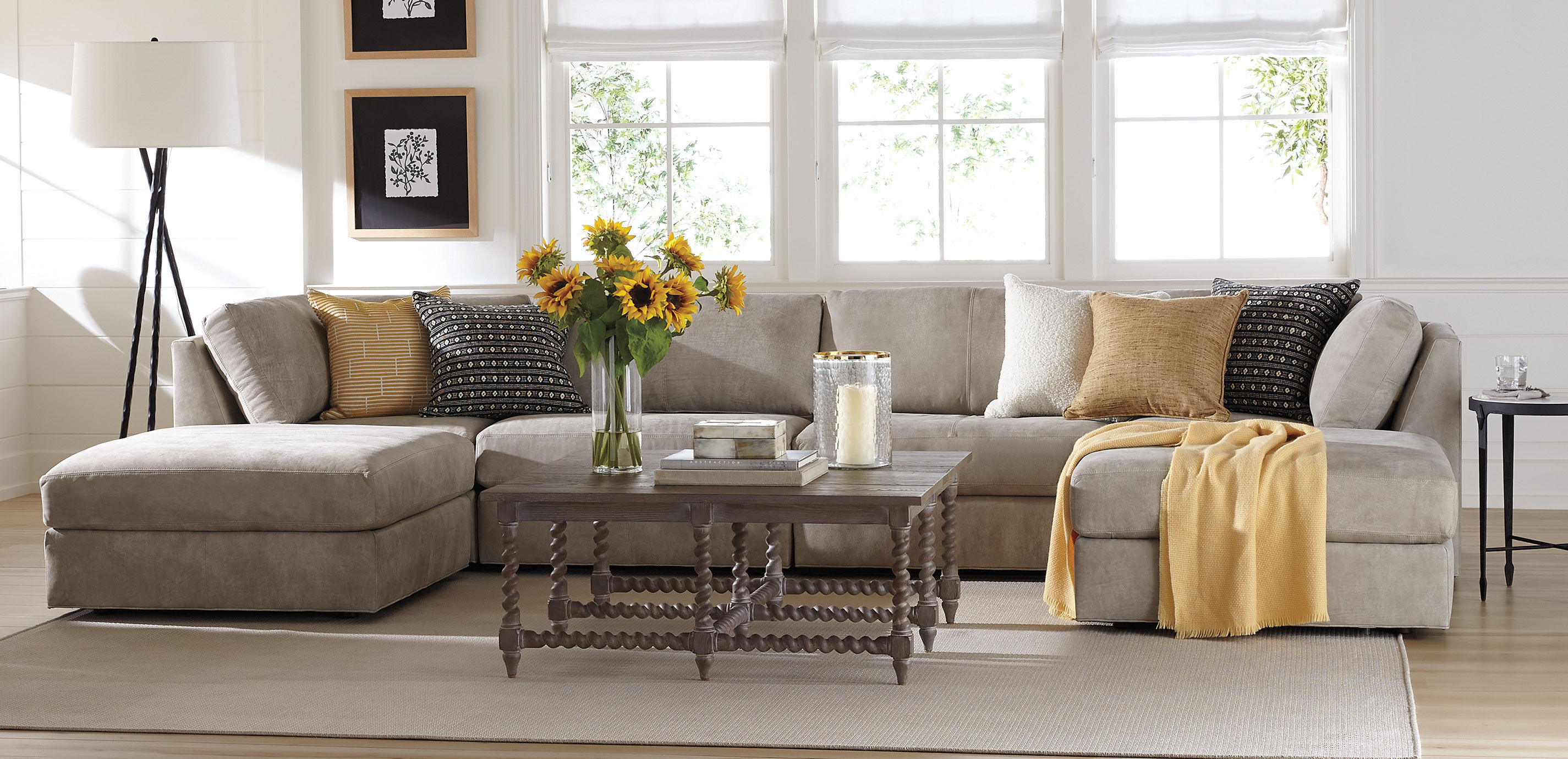 Madalynn Square Barley Twist Coffee Table_11