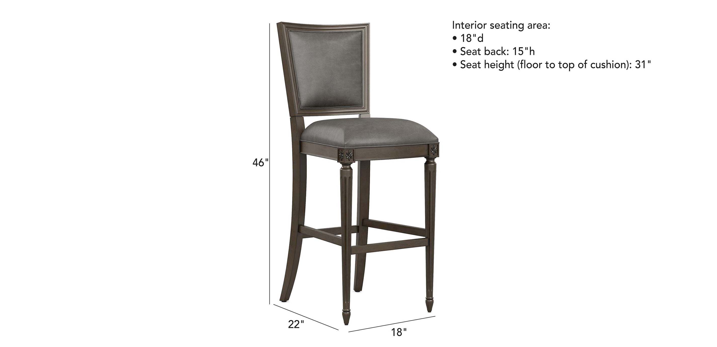 Marcella Leather Square Back Barstool_1