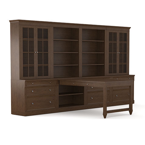 Continental Grand Office Island, Glass Doors image