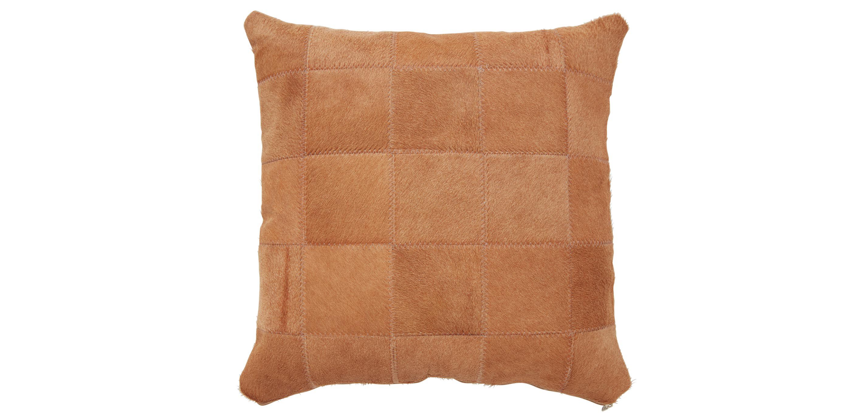 Cowhide Patchwork Pillow