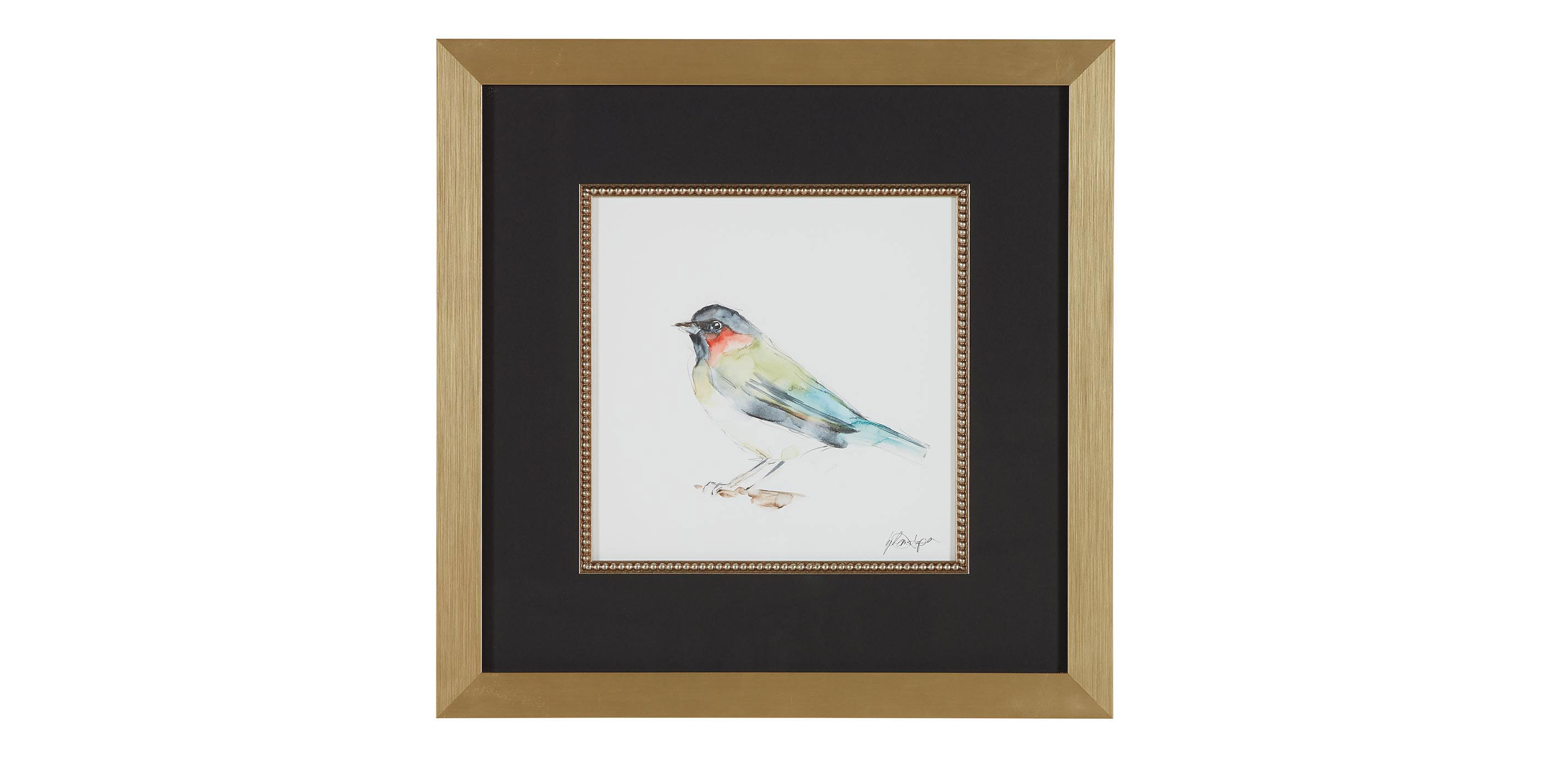 Watercolor Songbird II