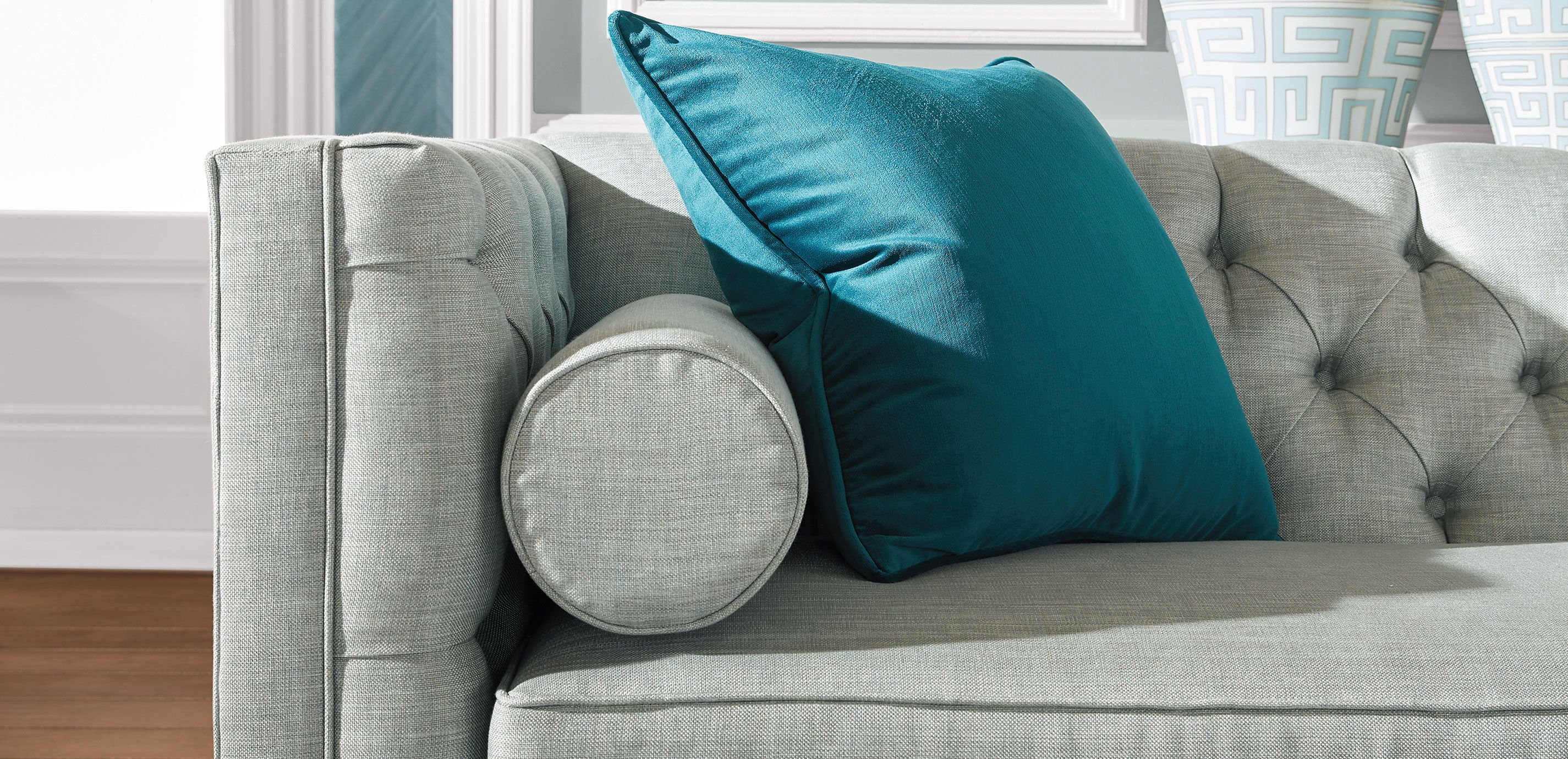 Sylvie Teal Fabric By the Yard_2