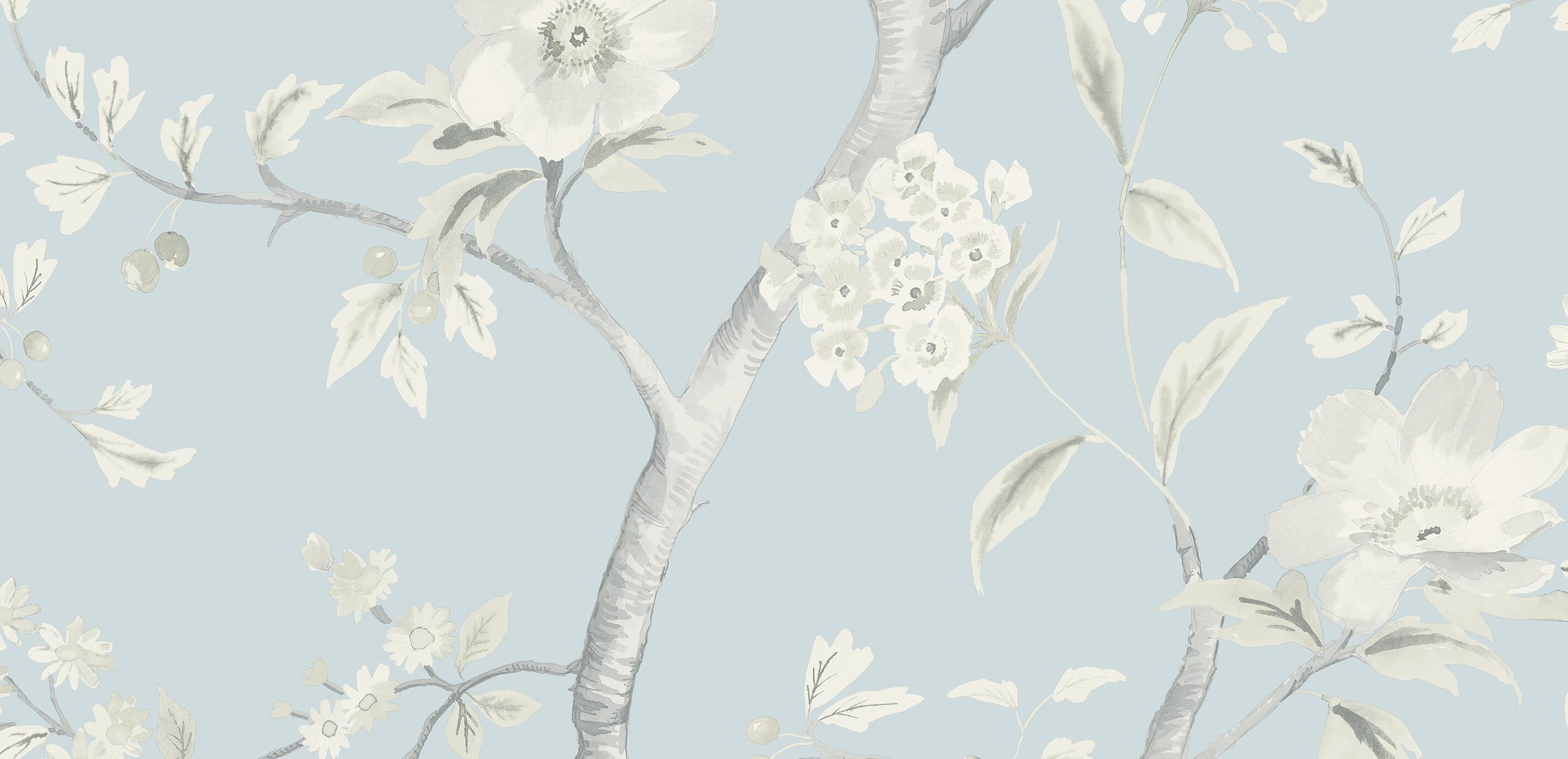 Jasmine Floral Wallpaper