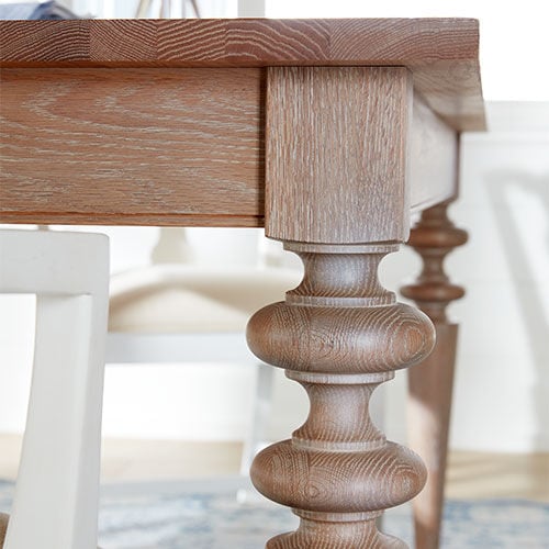 Custom Fixed-Top Dining Table 