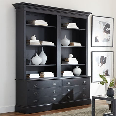 Villa Double File Bookcase Product Tile Hover Image 139241G