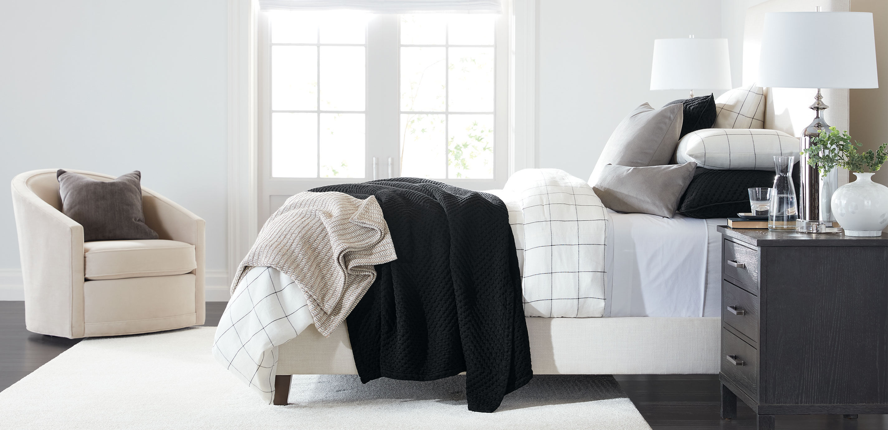 Linen Windowpane Sham_3