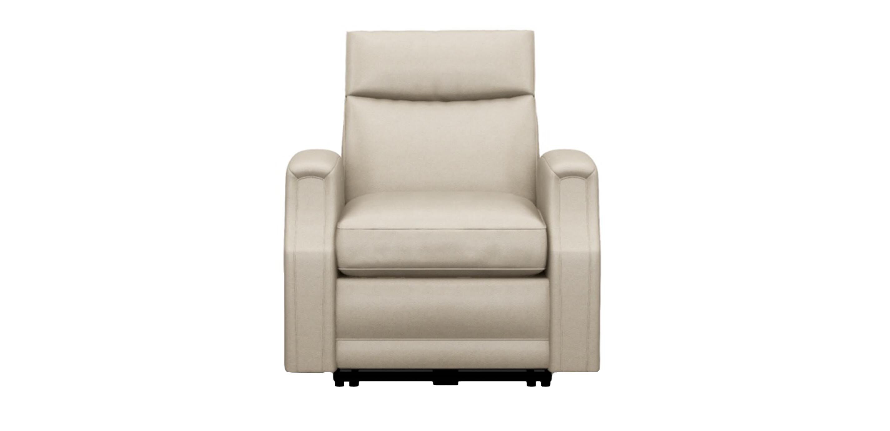Conover Scoop-Arm Leather Recliner Chair | Ethan Allen