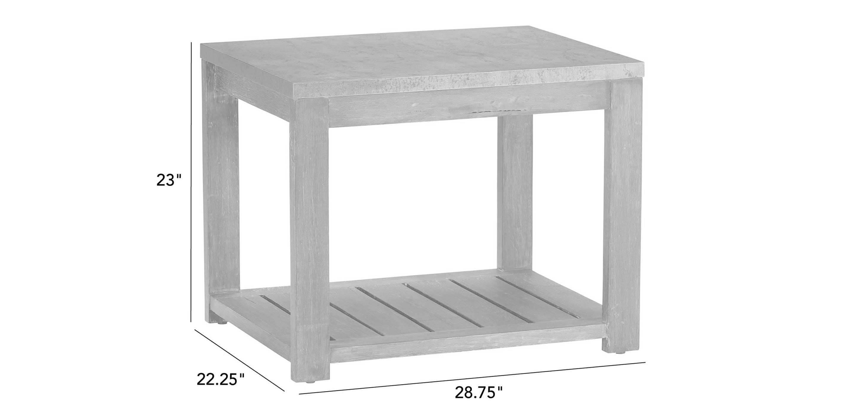 Gannett Metal-Top End Table_3