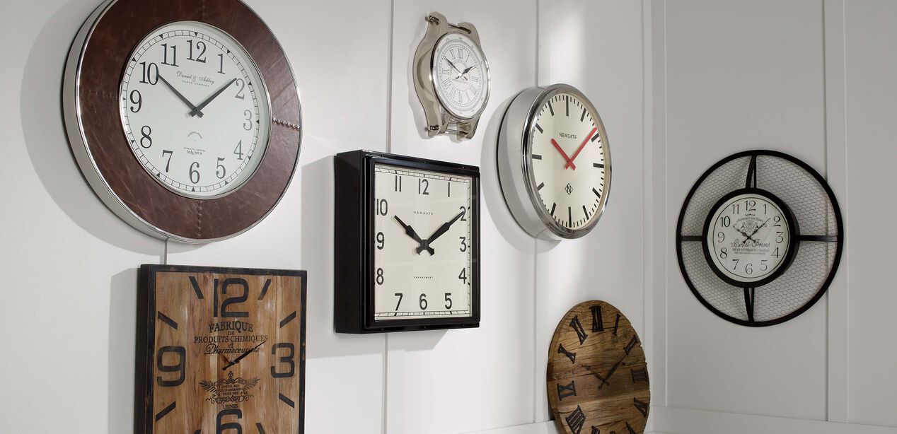 Leather Wall Clock CLOCKS Ethan Allen