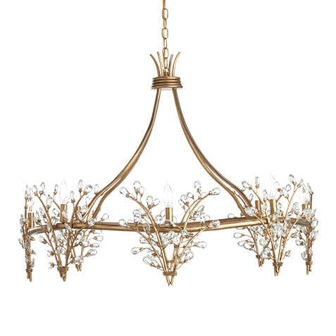 Clara 8-Light Round Crystal Chandelier image