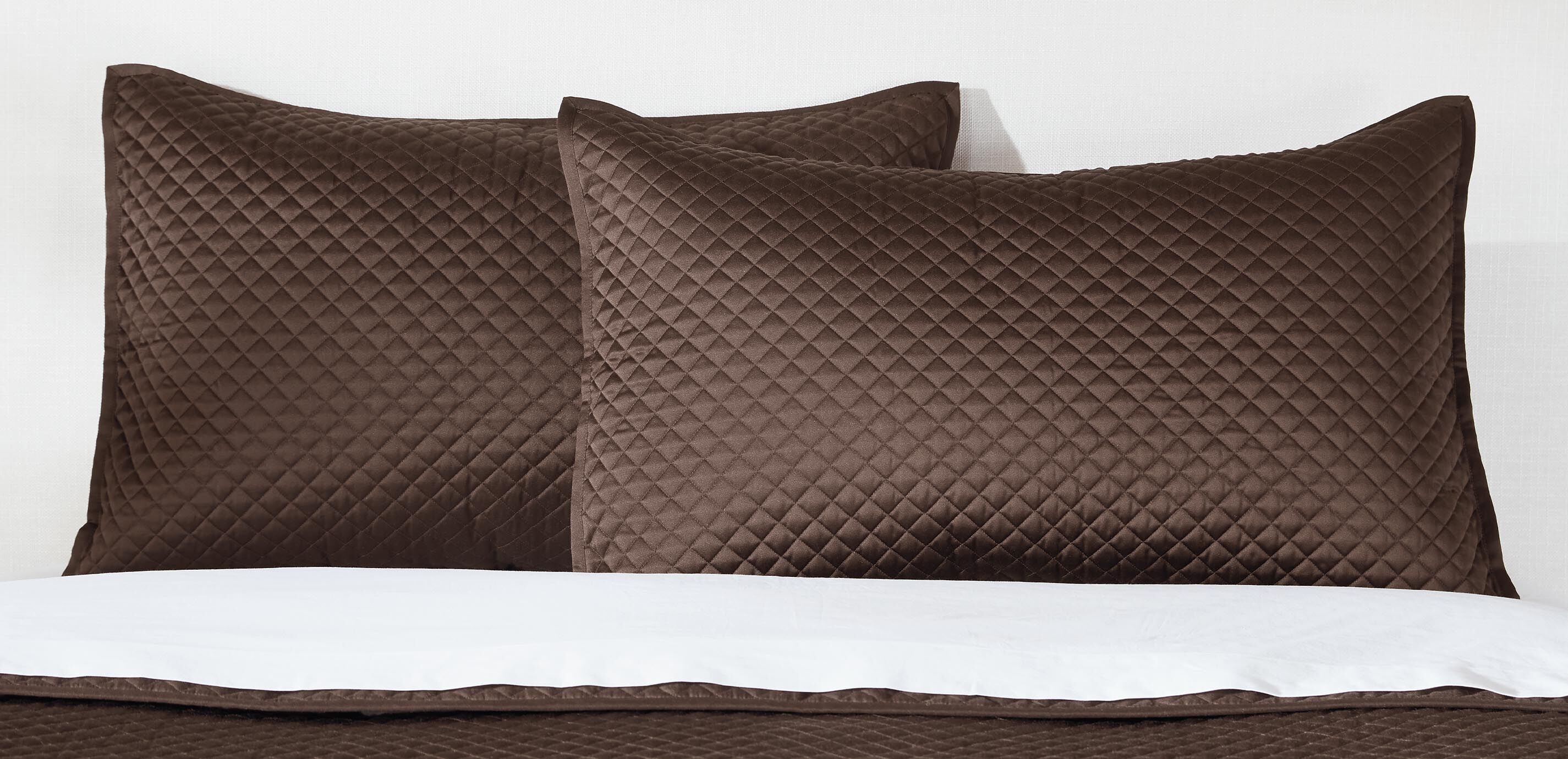 Salena Quilted Coverlet and Shams Set, Espresso_2