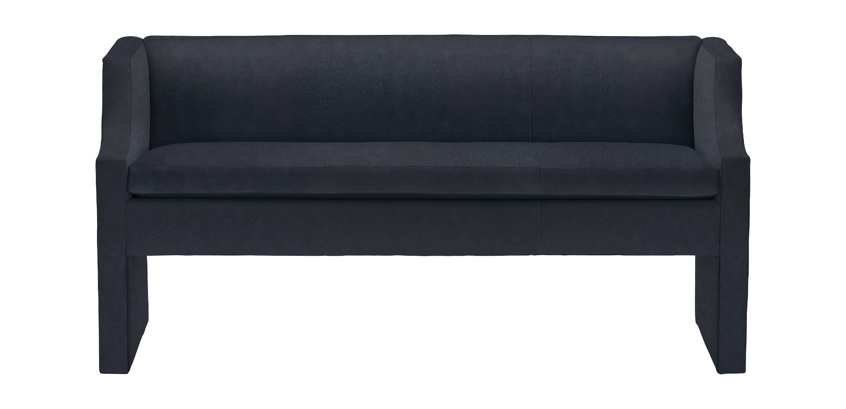 Samira Fully Upholstered Leather Bench