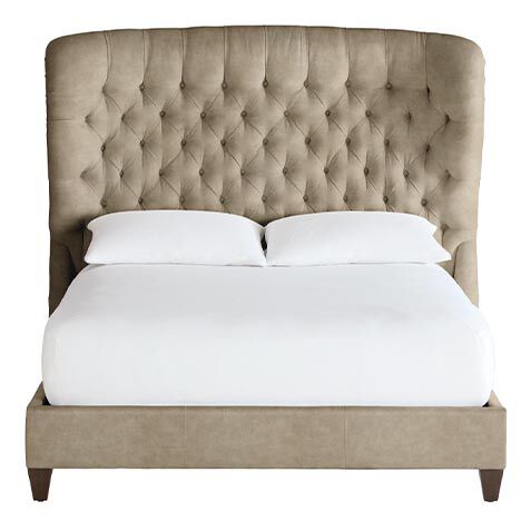 Woolson Leather Tufted Bed image
