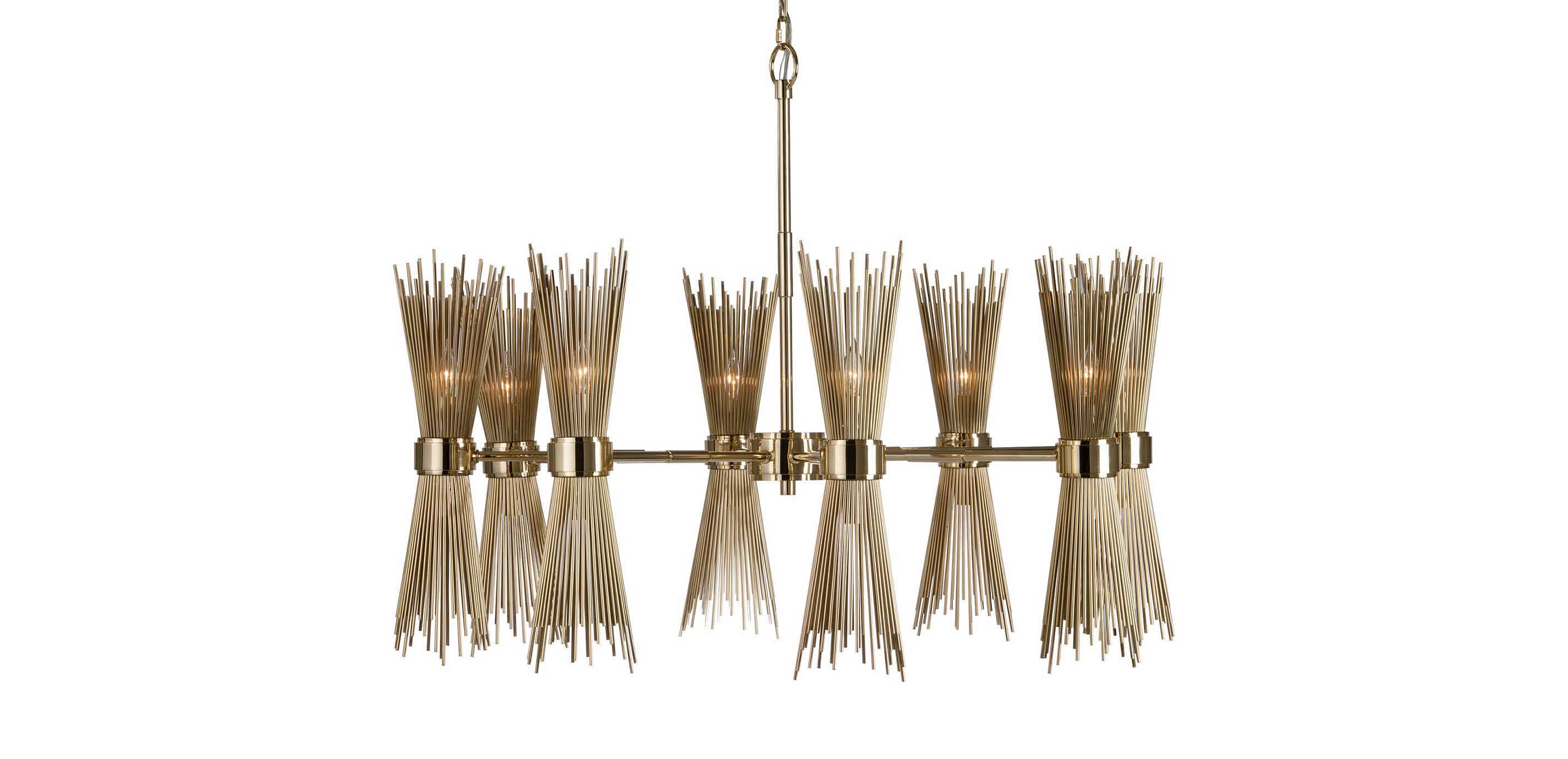 Skyla Brass Chandelier