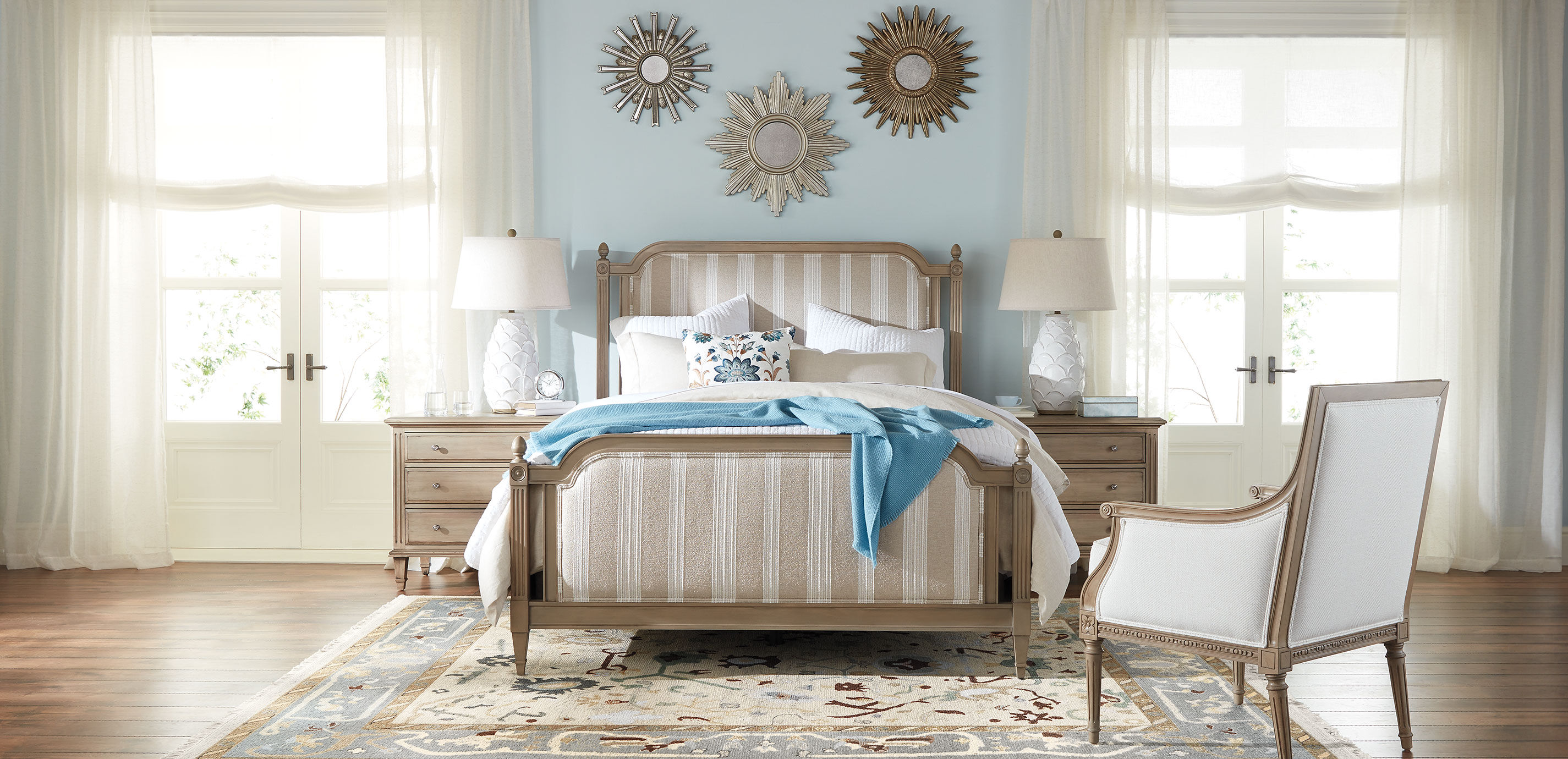 Miroir en forme d&rsquo;&eacute;toile argent&eacute;e 51&nbsp;cm_7