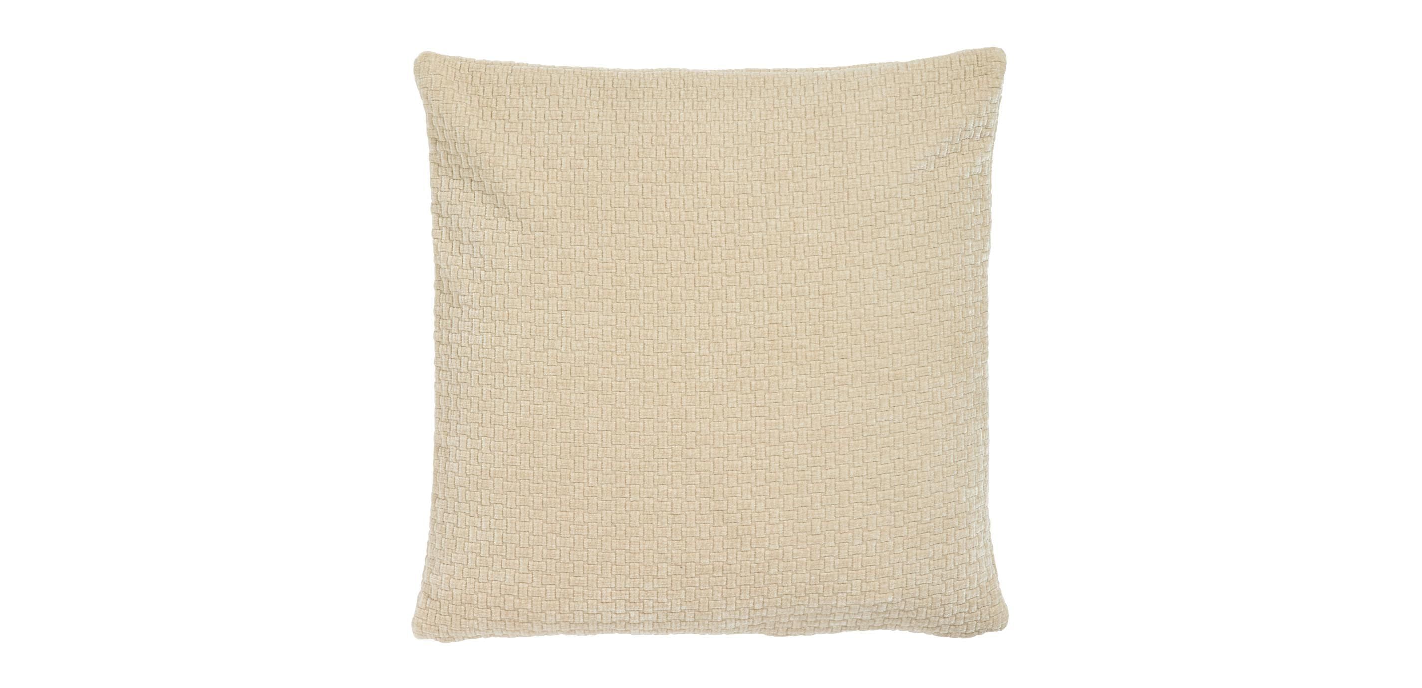 Basketweave Velvet Pillow