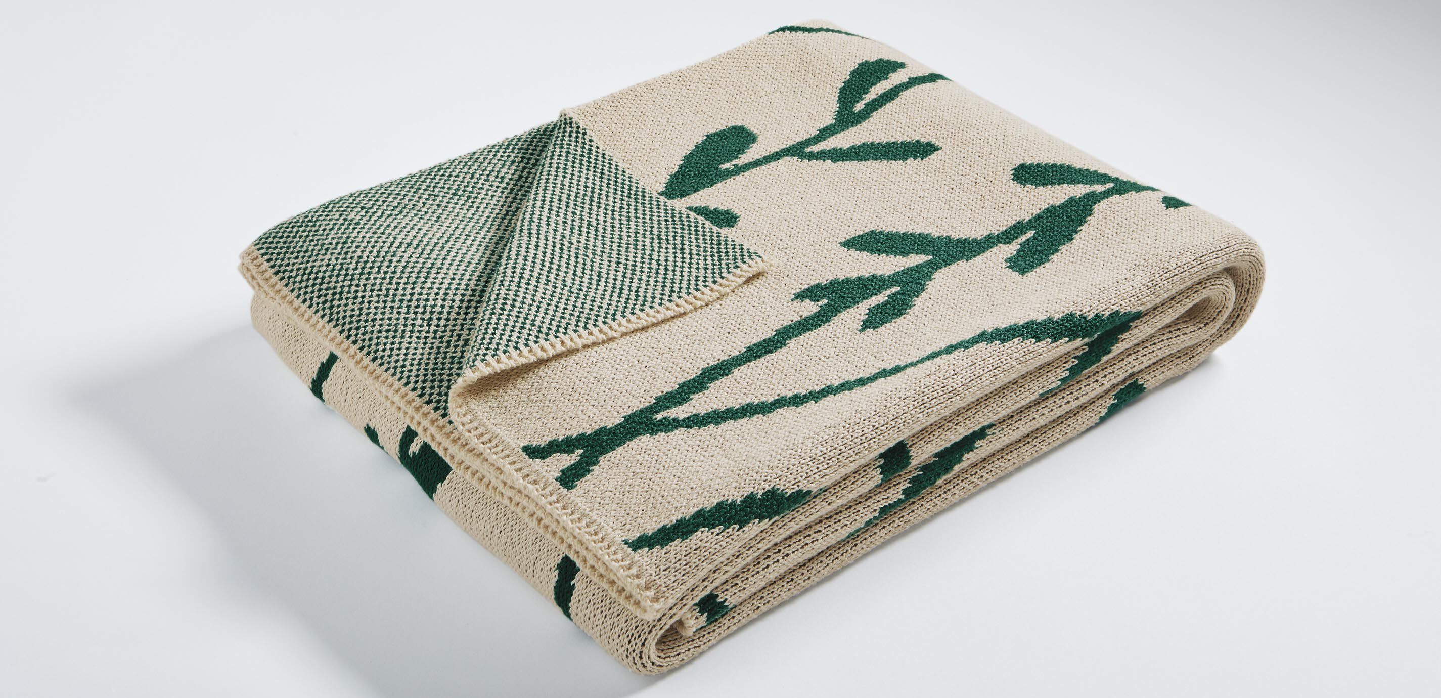 Vines Recycled Cotton Throw_1