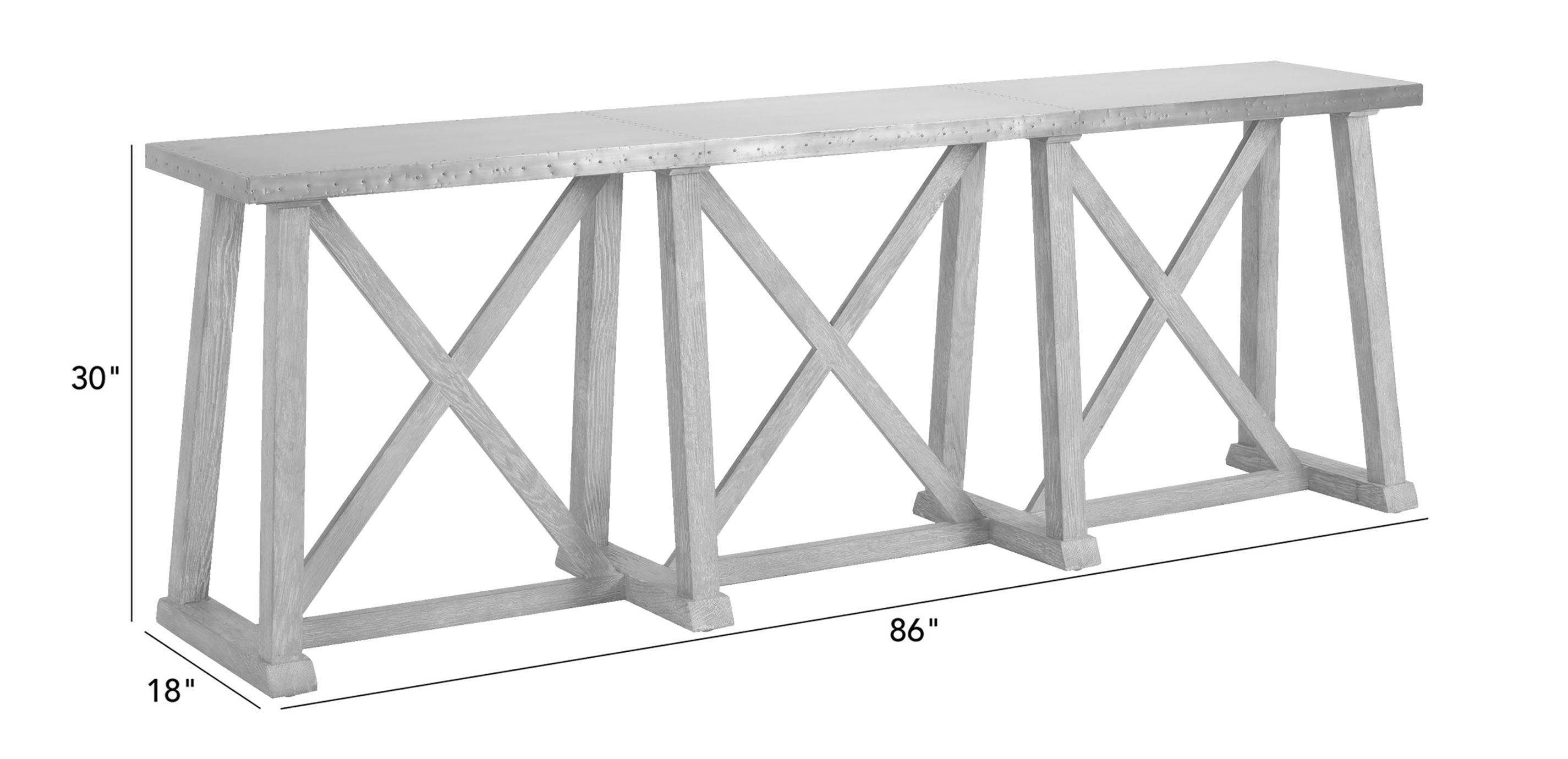 Bruckner Metal-Top Console Table_1