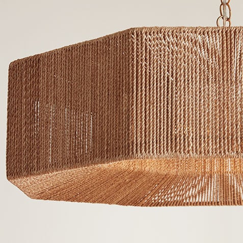 Miko Rope-Wrapped Chandelier Product Tile Hover Image 093082   NAT