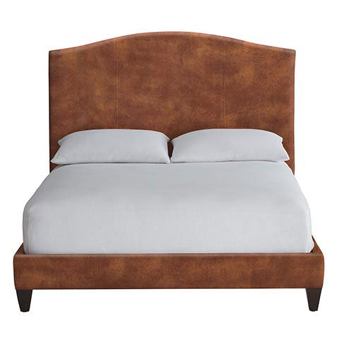 Rania Custom Leather Bed image
