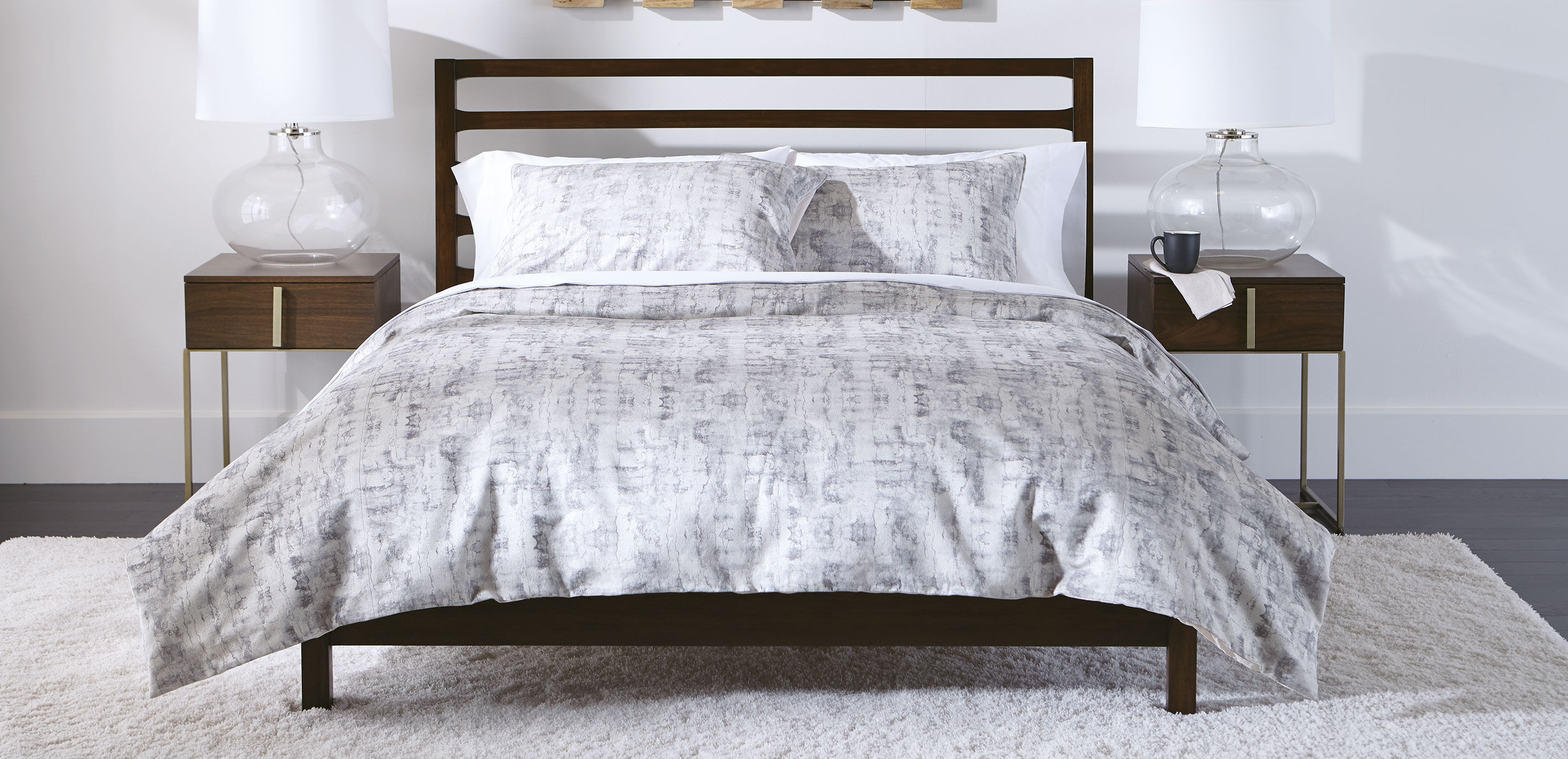 Marbled Jacquard Duvet Cover