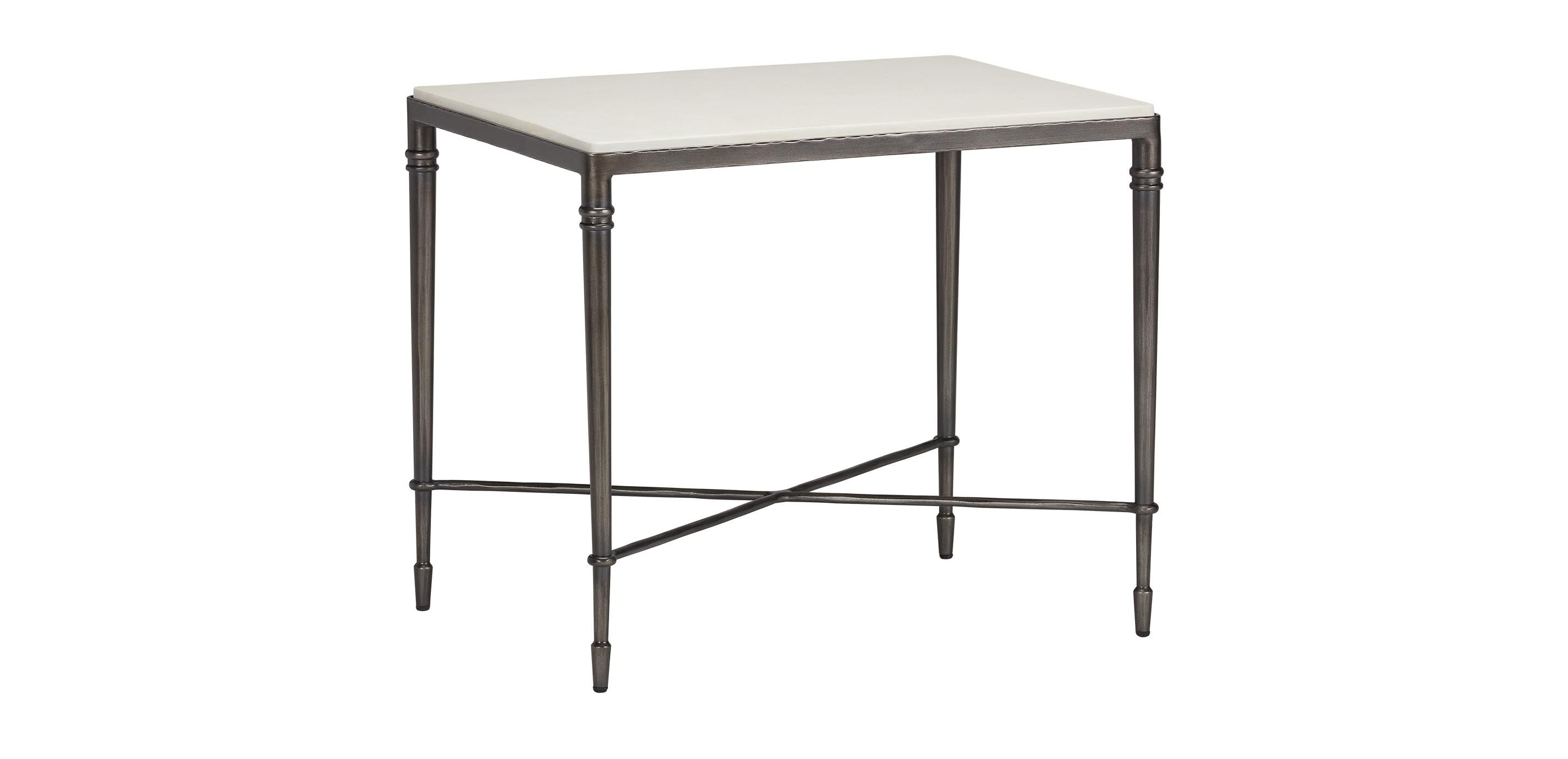 Valeria Stone-Top End Table_2