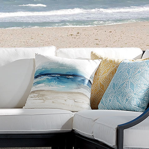 Blue Watercolor Outdoor Pillow Product Tile Hover Image 404704